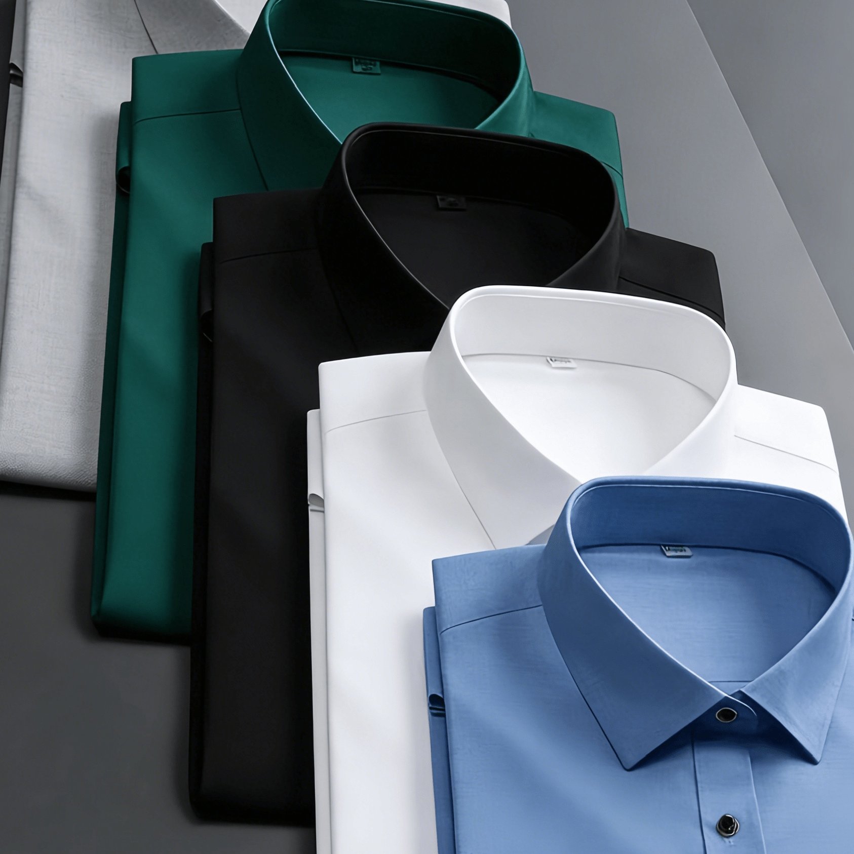 TEMU 5pcs White Shirt For Men, Long/short Sleeve, Business Attire, Groomsmen, Professional Workwear, Overalls, Innerwear, Outerwear, Plus Size