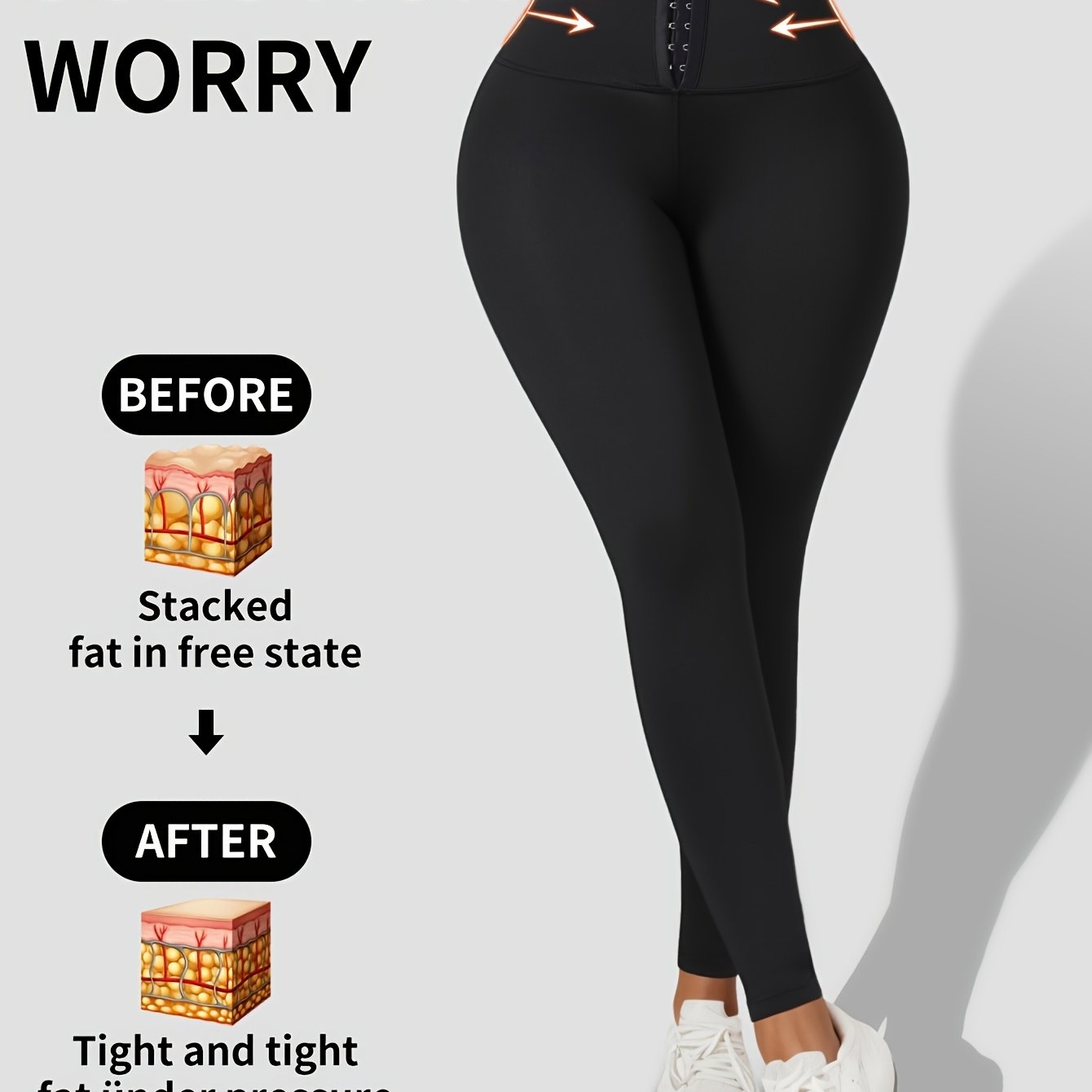 TEMU Spring And Summer New Women's High-waist Leggings, Pants, And Pants