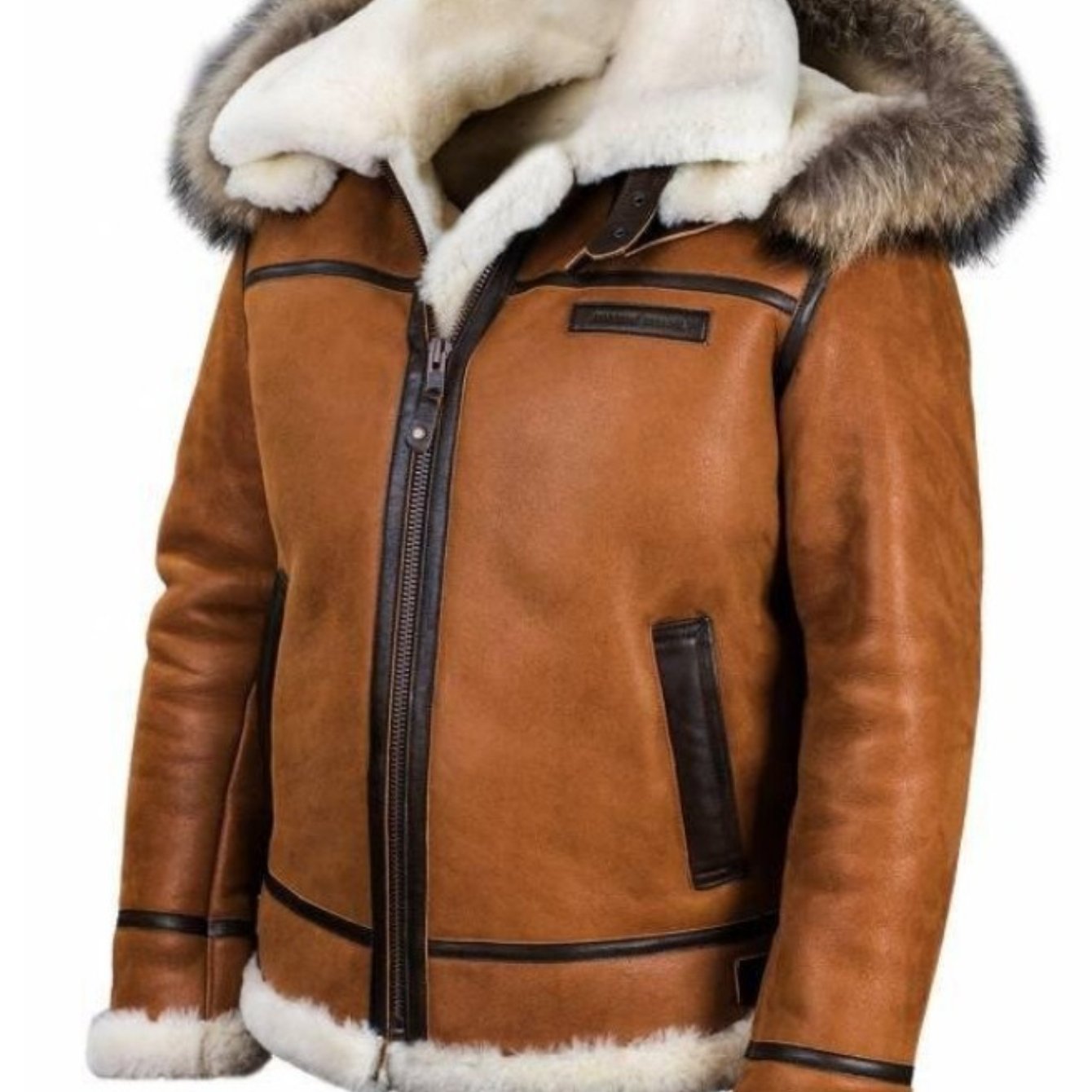 Large Size Men\u0027s Caramel Brown Imitation Inte...