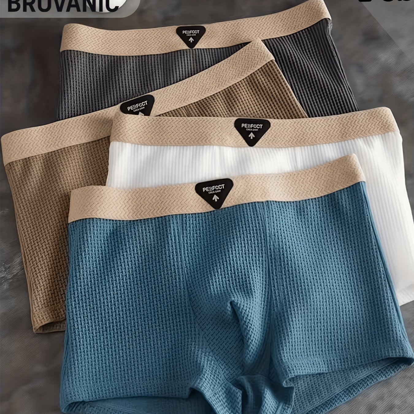 E-shop 4er-Pack einfarbige Herren-Boxershorts. Stilvoll, bequem atmungsaktiv, diese Boxershorts sind für die alltägliche Freizeitkleidung.