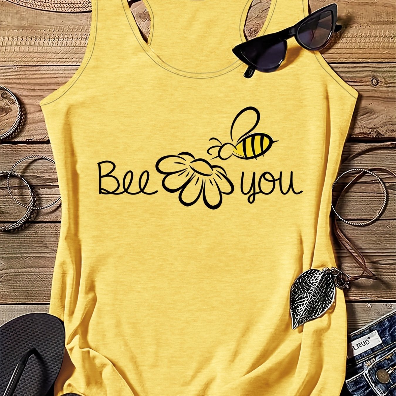 TEMU Fashionable Women's Tank Top With , Round Neck, Style Pb-211