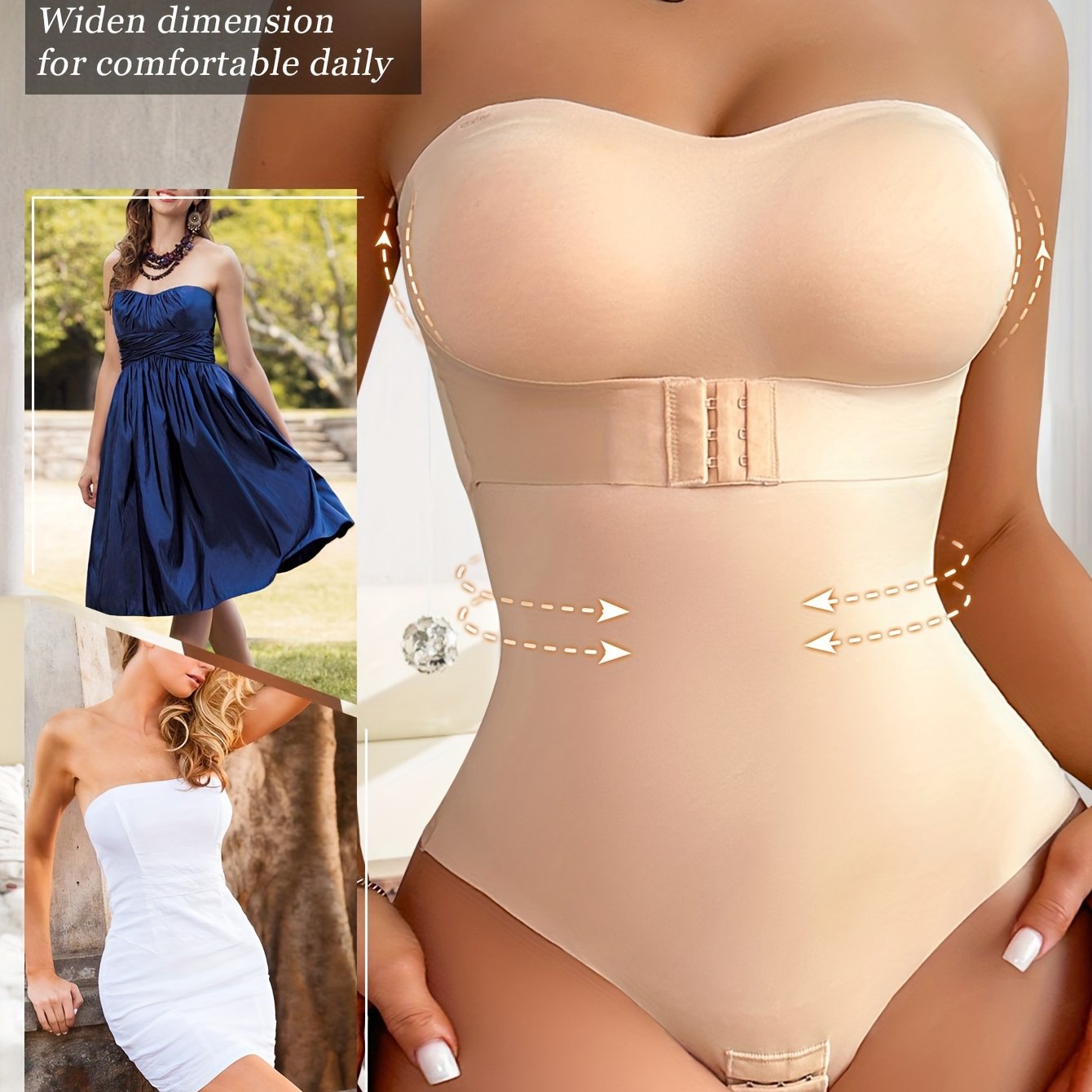 Seamless Shaping Body Shaper For Women, Push-up, Needed, Tummy Control, Lifting Bodysuit