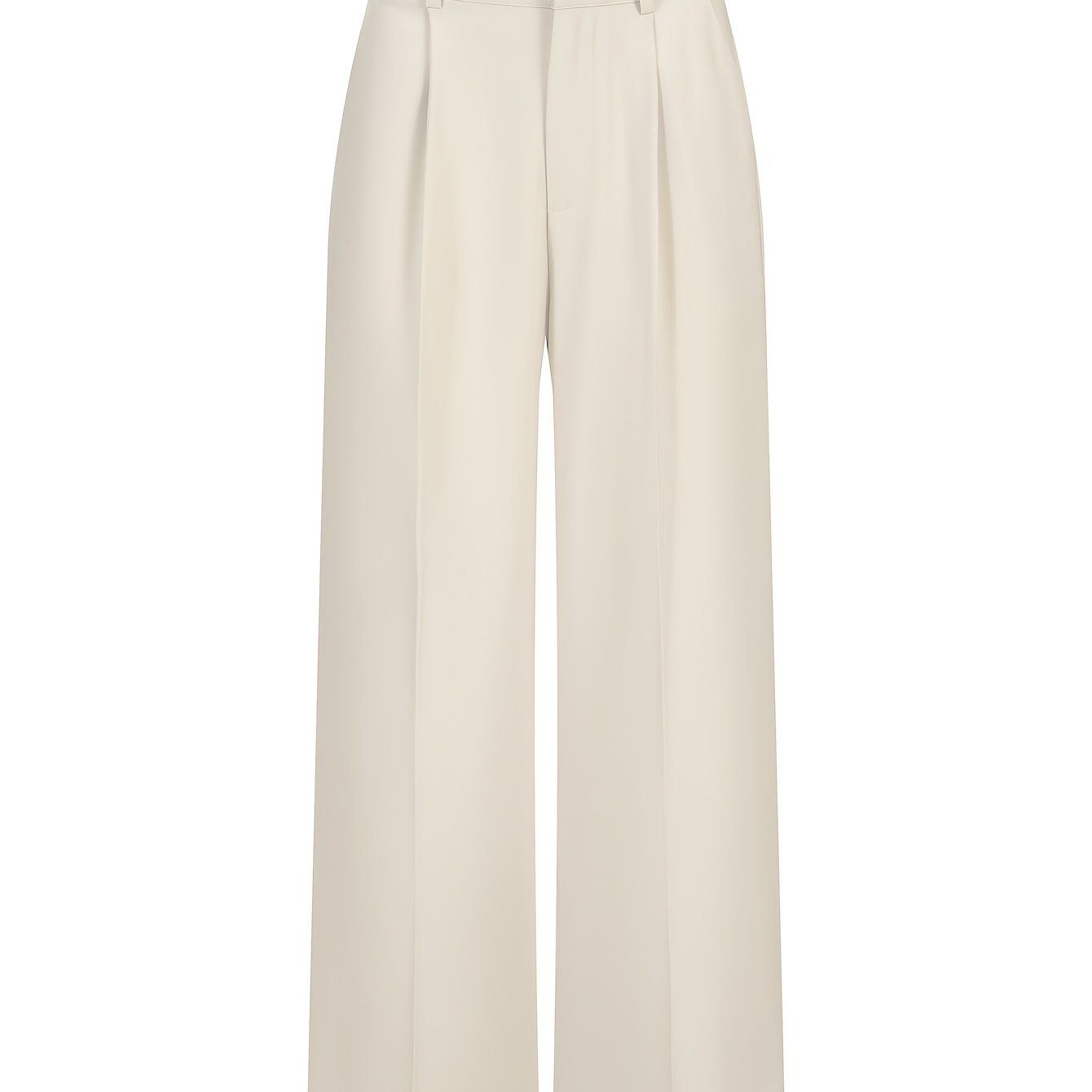 TEMU Draped Suit Pants, European And American New Style Four-season Fashion Straight-leg Casual Trousers, Wide-leg Pants