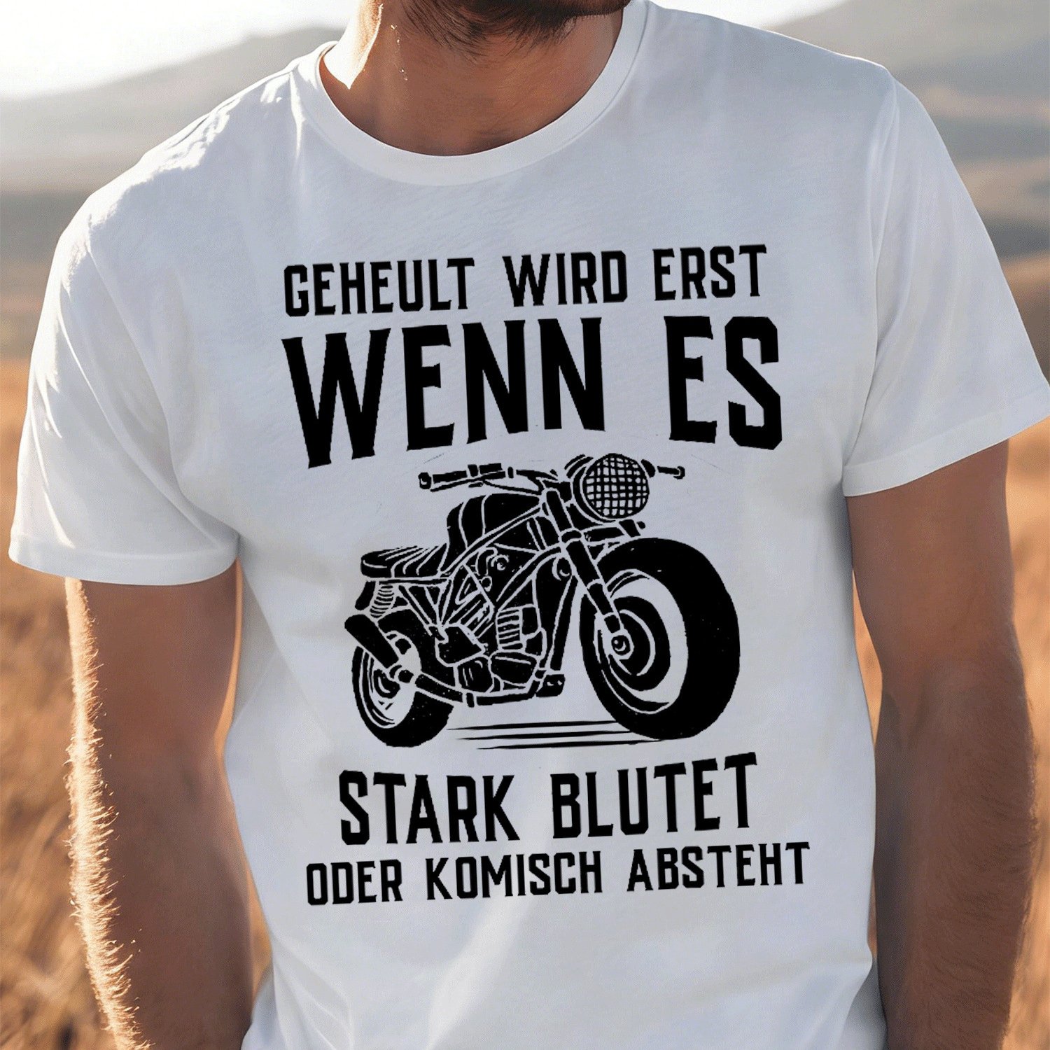 Men's & Women's Motorcycle T-shirt - Biker Motorcyclist Ride Chopper, , Unisex Round Neck Casual Shirt With Biker-themed Print, Machine Washable Suitable For Riding, Chopper , Wear
