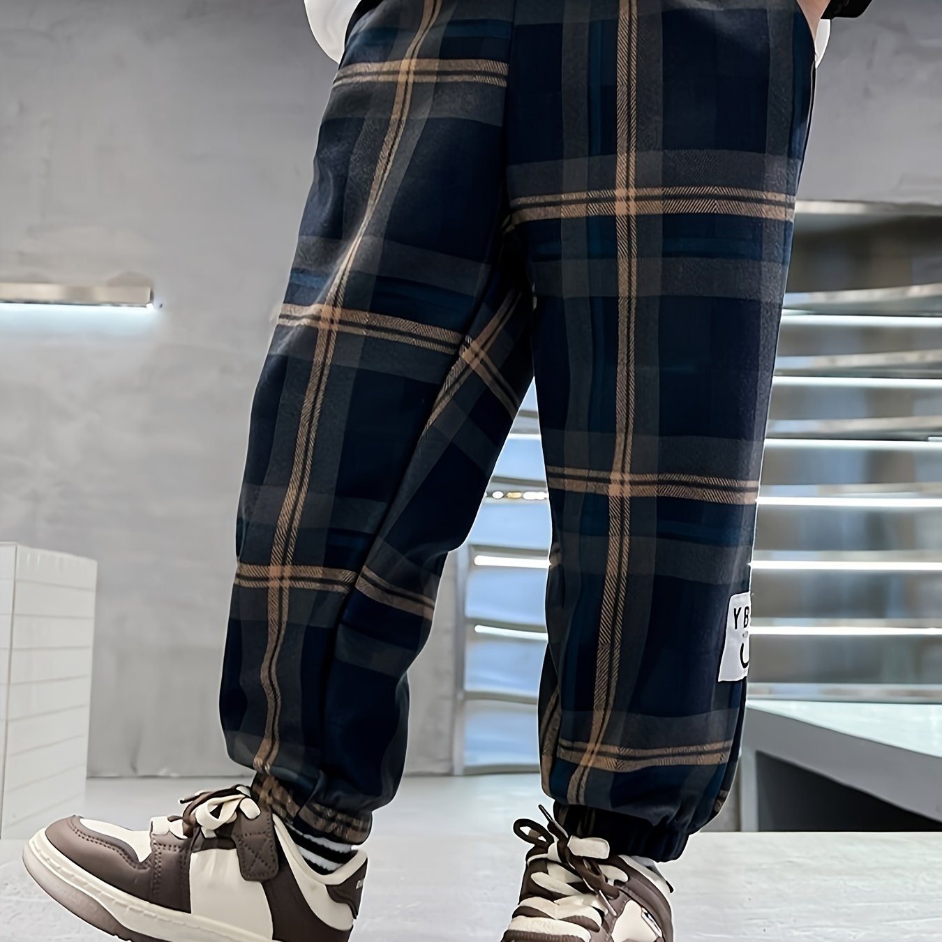 Image of Boys' Long Pants, Single Pack, Mid To Large Kids' Spring And Autumn Fashion Casual Pants, Single Pack, Perfect For Outdoor