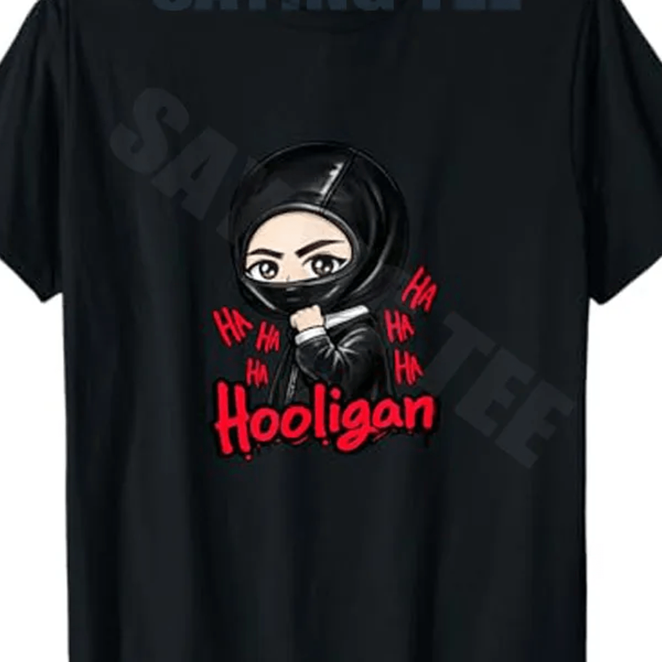 Image of Plus Size Ha T-shirt Y2k Cute Artwork Graphic Fashion Clothes Kpop Saying Tee Novelty Gift Streetwear Tops For Tall