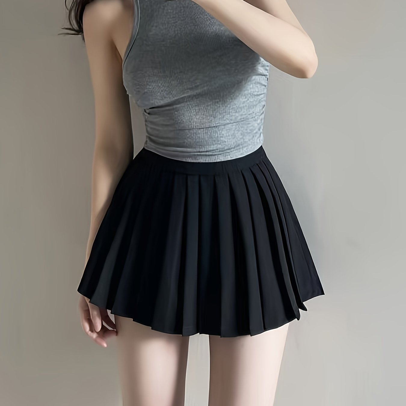 women s athletic skirt pleated sporty mini skirt no shorts Temu