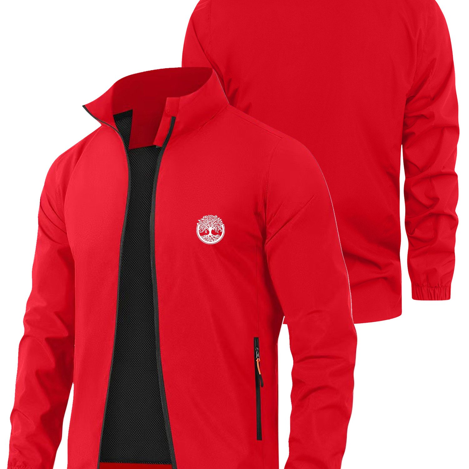 TEMU Outdoor Men's Windproof Hiking Jacket, Lightweight And Comfortable High-quality Parka, Multi- Full-sleeved Coat, Suitable For Outdoor And Sports