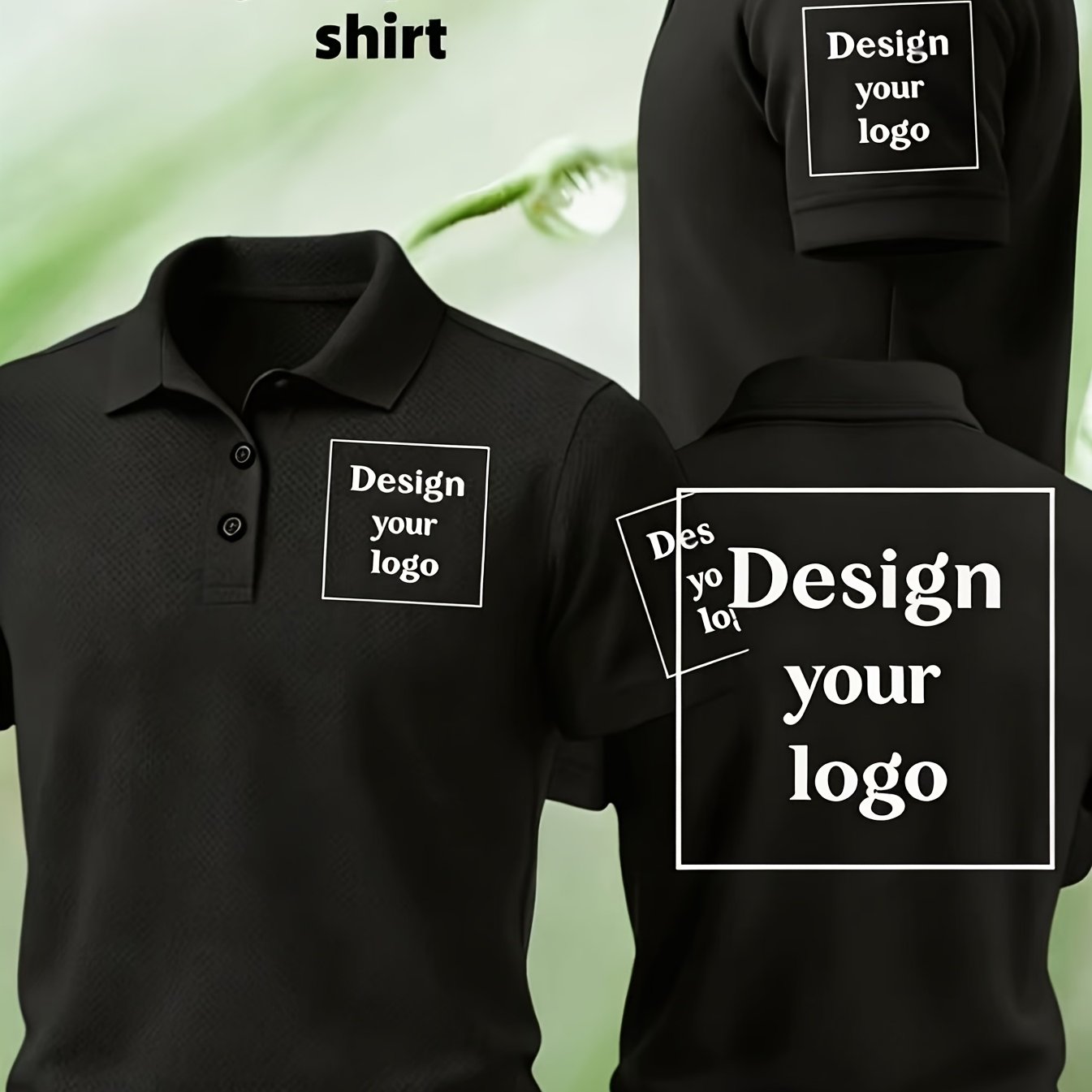 E-shop Personalisierte Herren-Poloshirts mit individueller Gestaltung auf der Brust, dem Ärmel /oder dem Rücken. Ideal für Firmenuniformen,