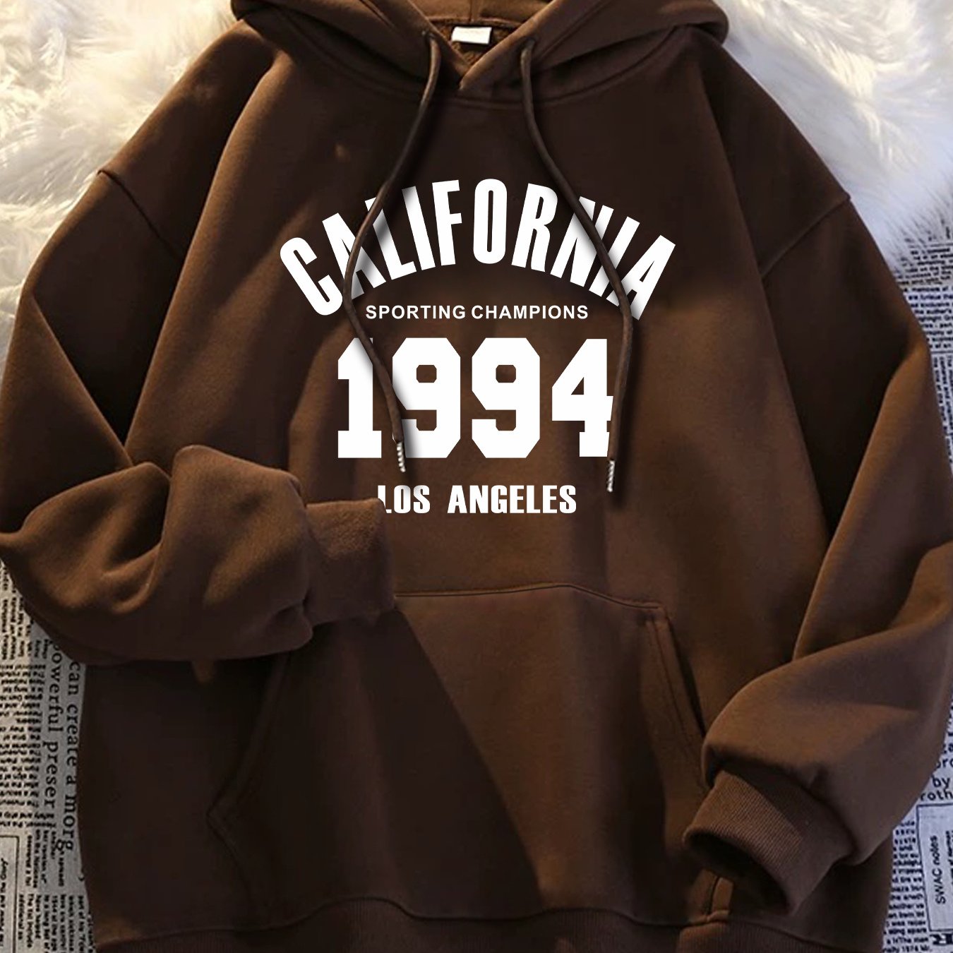 TEMU Hooded Sweatshirt Casual 1994