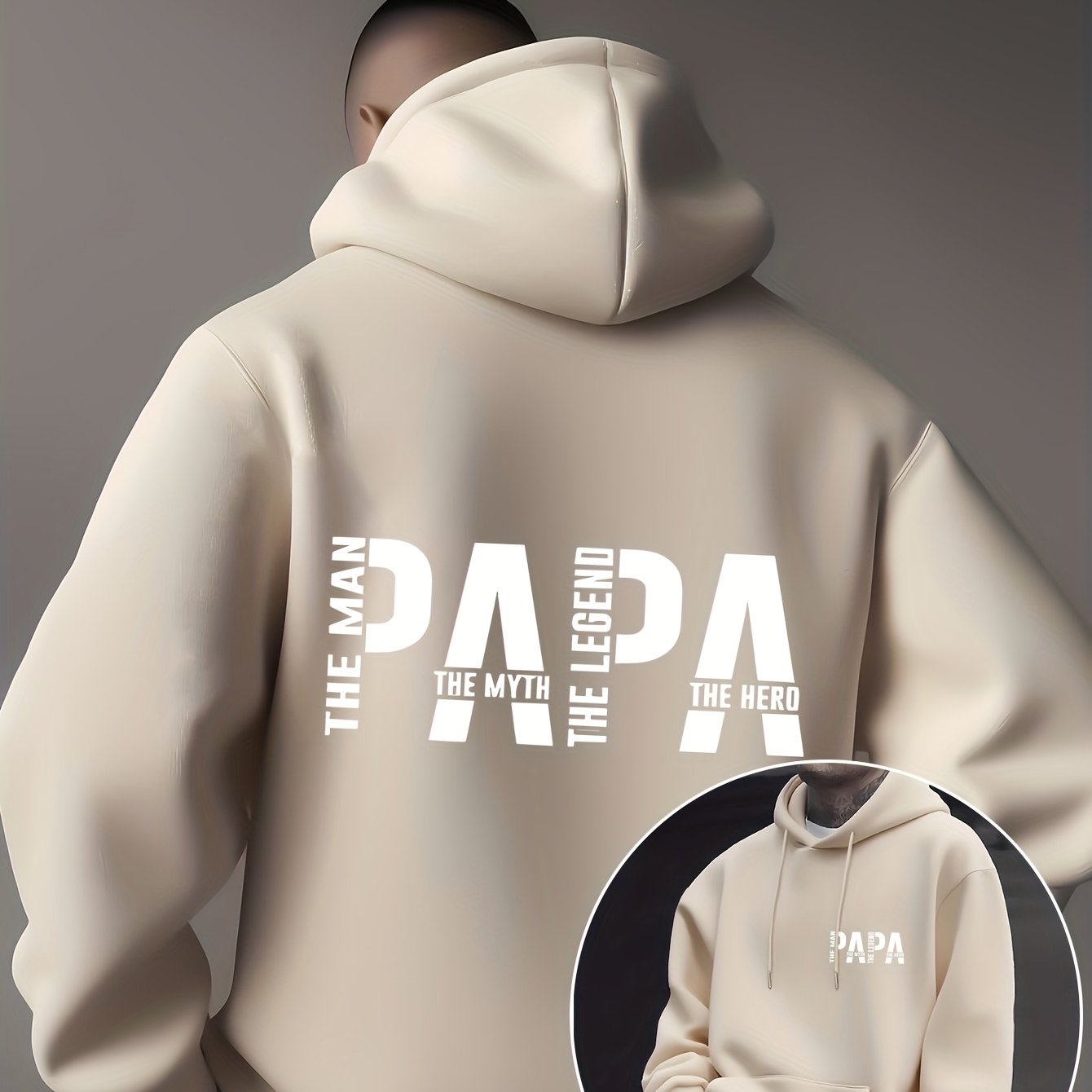 E-shop Modisches Design Fleece-Kängurutaschen-Hoodies, hergestellt aus 100% Baumwolle, mit leicht dehnbarem Strickstoff, bequemer Freizeit-Hoodie, als