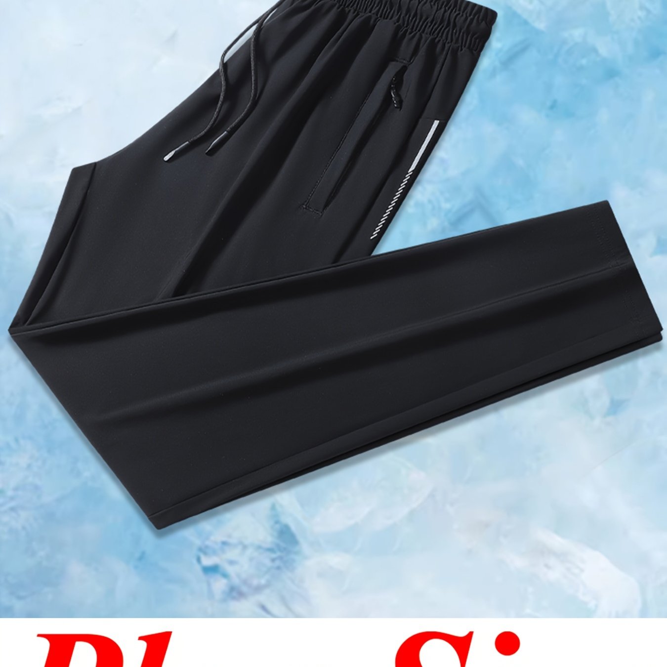 TEMU 0xl-5xl Plus Size Men's Summer New Japanese Fashion Breathable Casual Trousers, Thin And Comfortable, Skin-friendly Soft, Trendy Easy Versatile