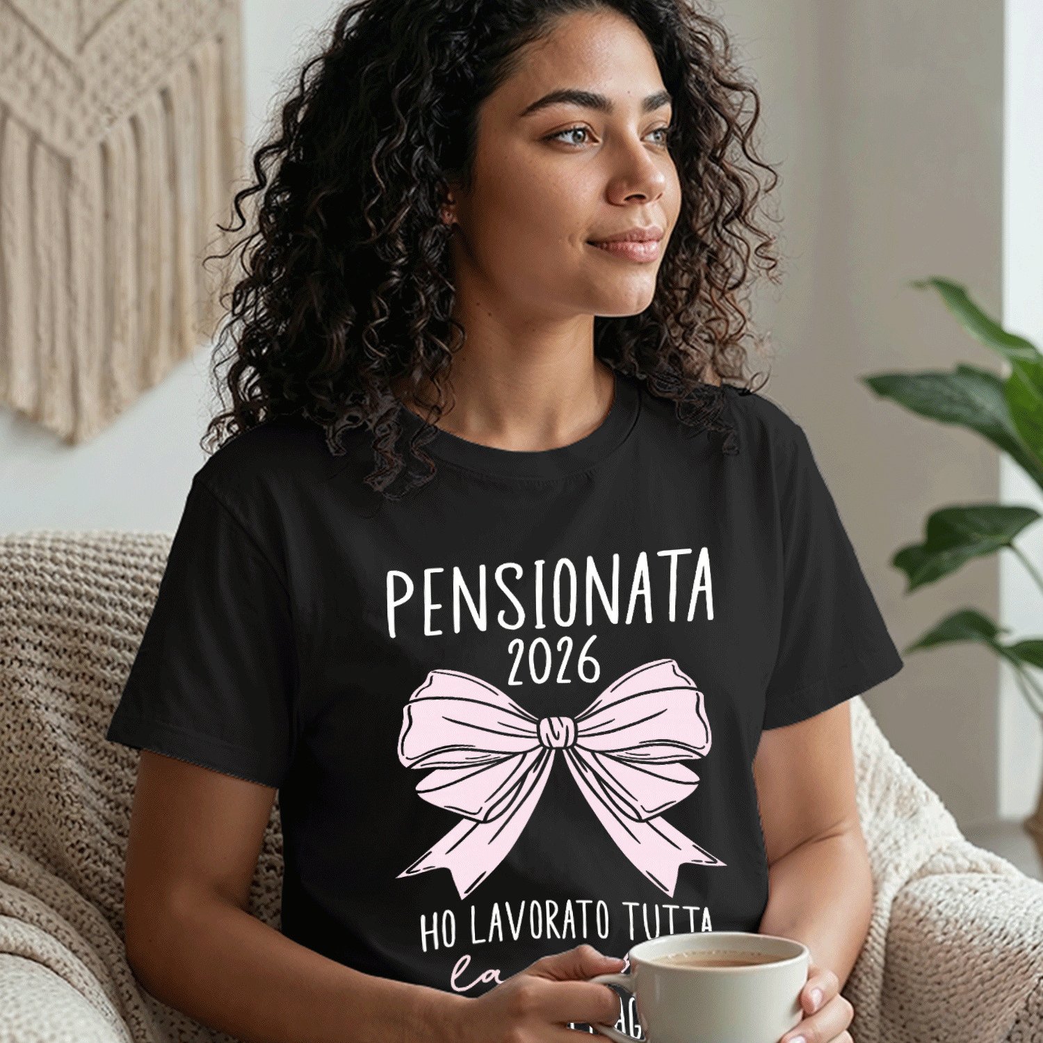 TEMU Women's Funny 2026 Retiree T-shirt - Italian-themed Retirement Gift Suitable For Pensioner Parties, Cute Lettering, Spring Summer Fall Casual