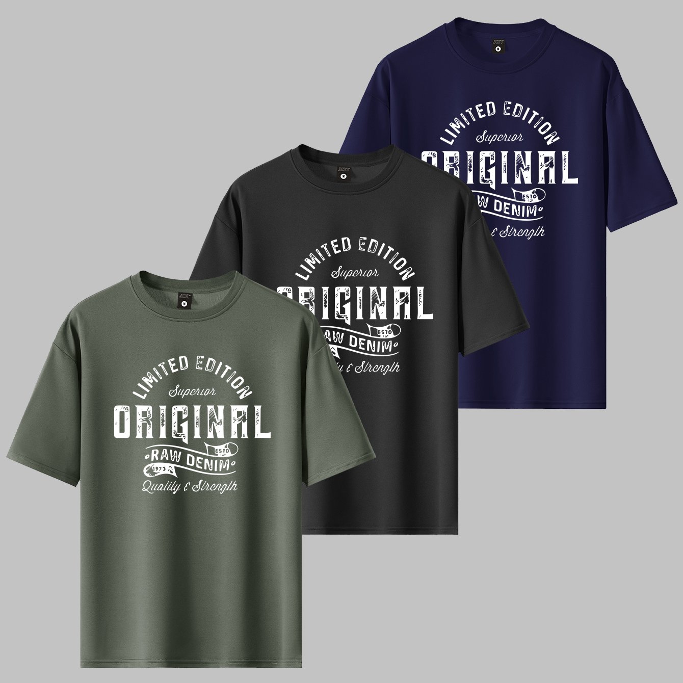 TEMU Three-pack 100% Polyester Men's Casual Sport Outdoor T-shirt, Soft Comfortable Crew Neck Short Sleeve, Machine Washable Home Casual Top, Fashion