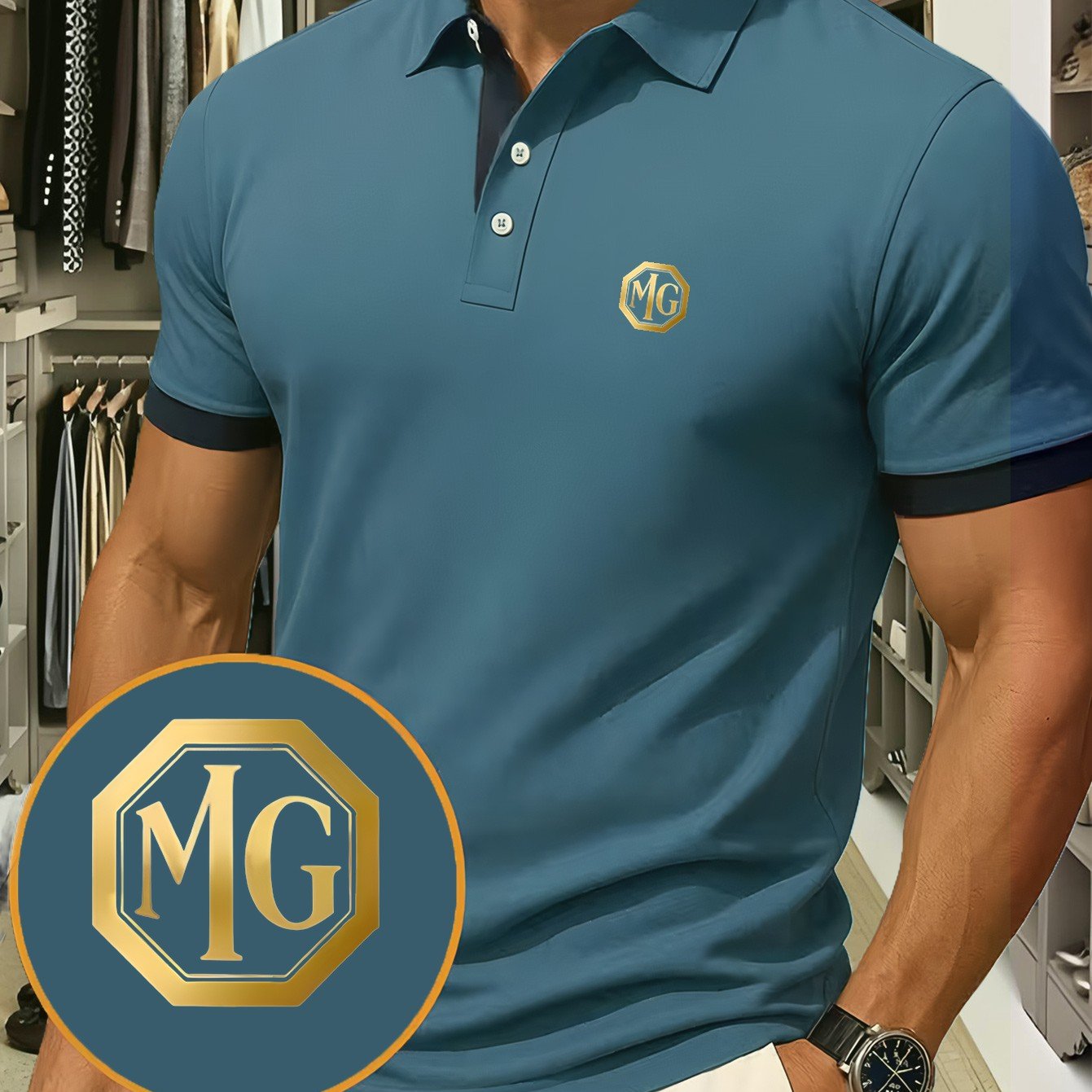 TEMU 1pc Men' Shirt With 