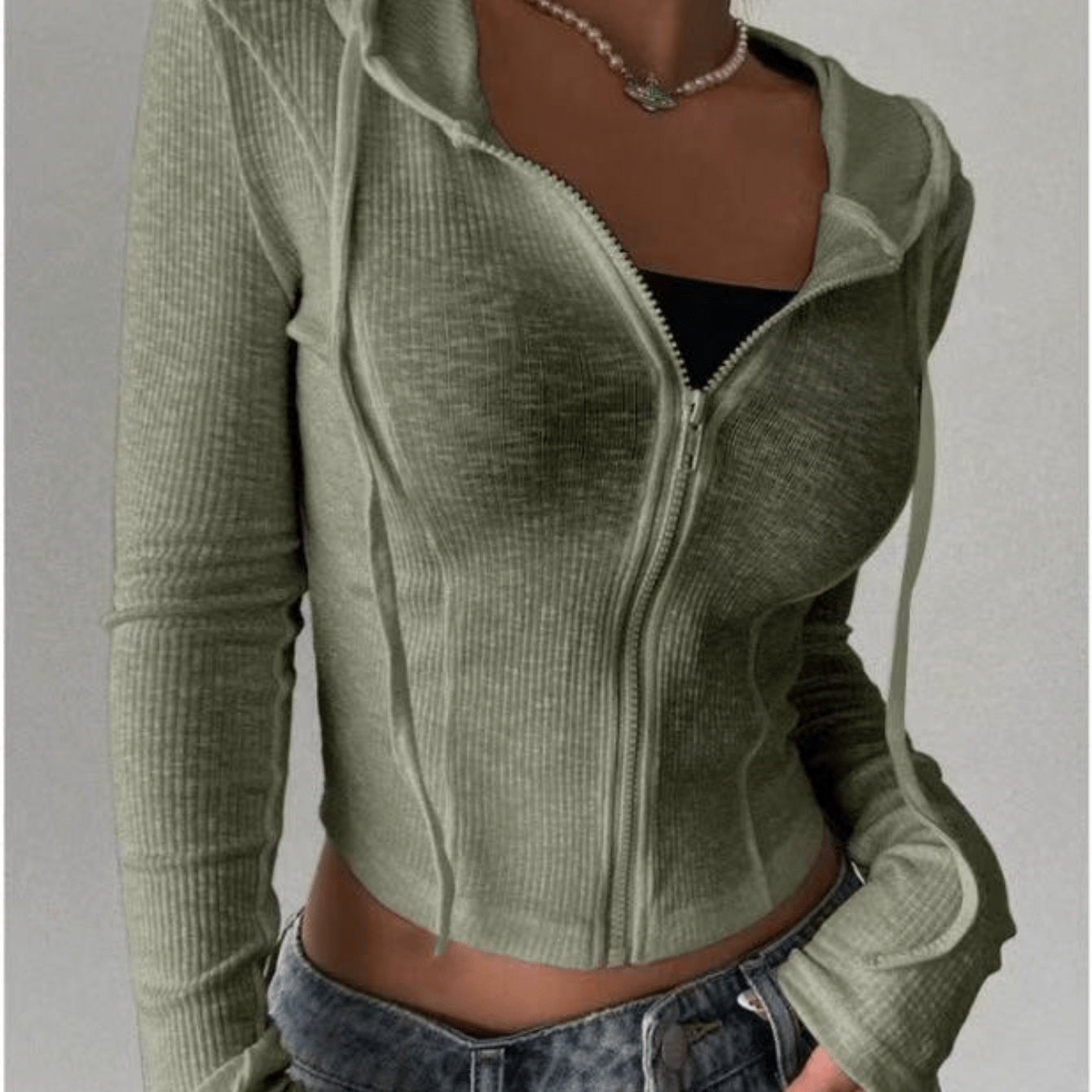 Sweater Fashion Cardigan Sport Sweater Short Zip Hoodie