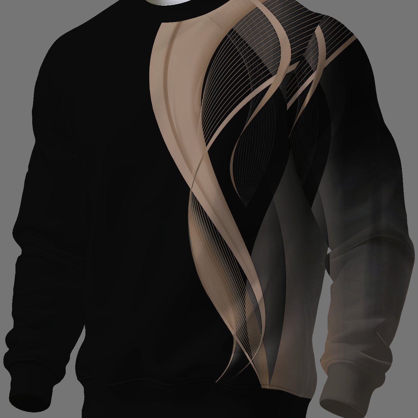 TEMU Crewneck Sweatshirt, Trendy Brand, Men's Long Sleeve Crewneck Sweatshirt For Fall/winter 2026, Autumn Essentials