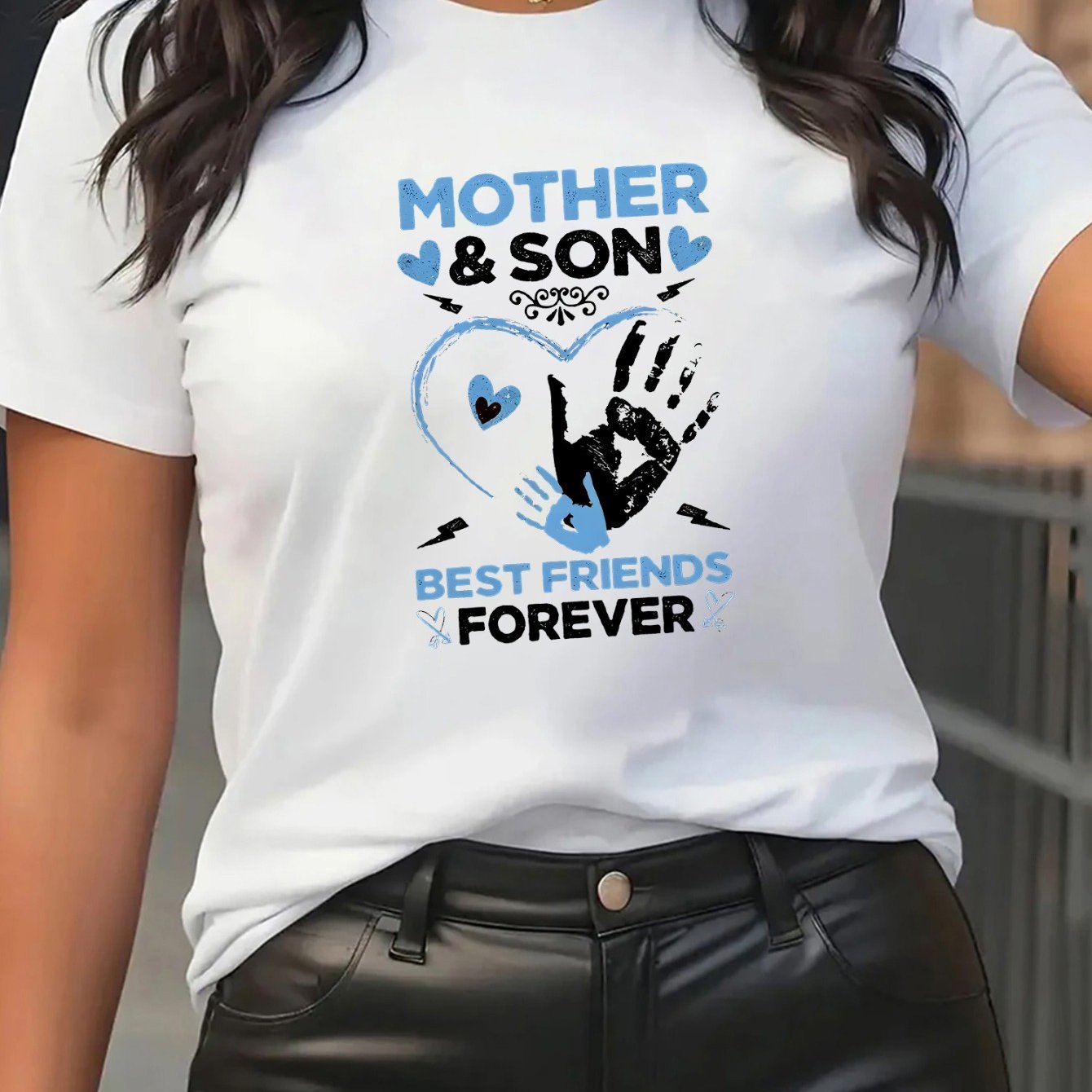 TEMU Classic And Durable Women's Casual Short Sleeve T-shirt - Forever Design