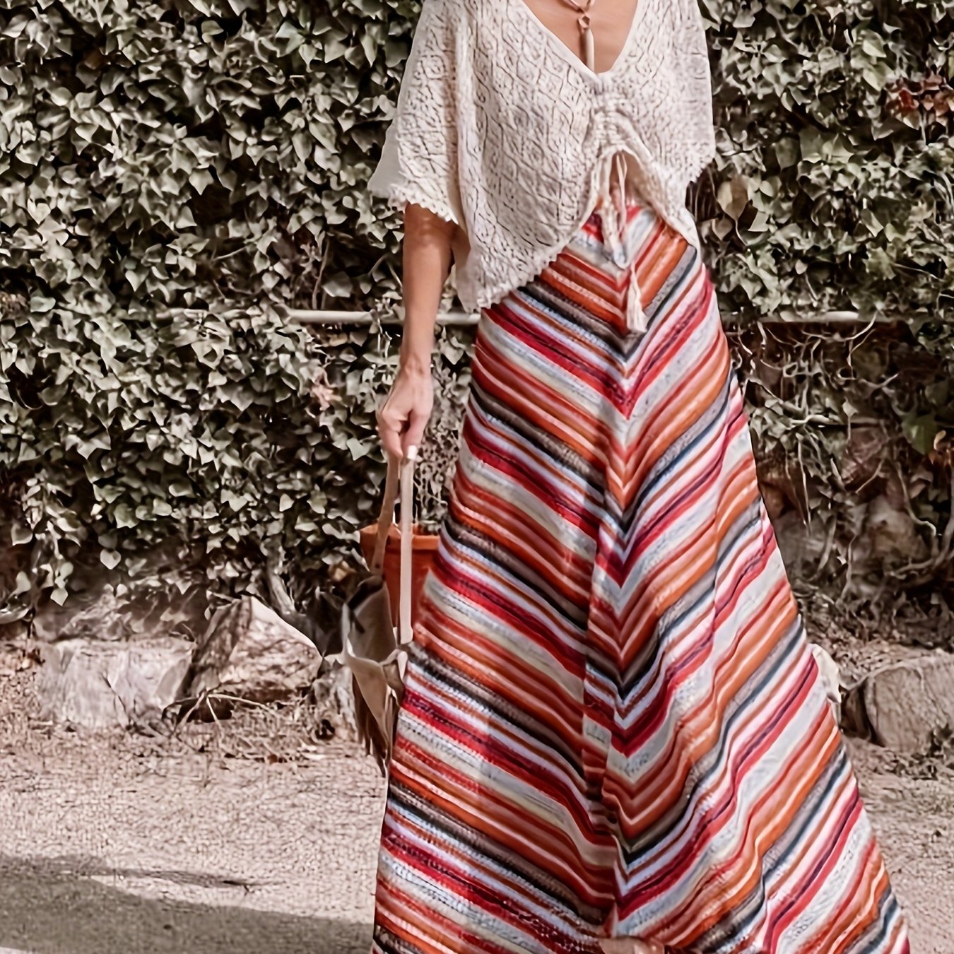 Plus Size - Plus Size - Women's Fitted Short-sleeve Top With A Sophisticated Drawstring Design And Hollowed-out Details