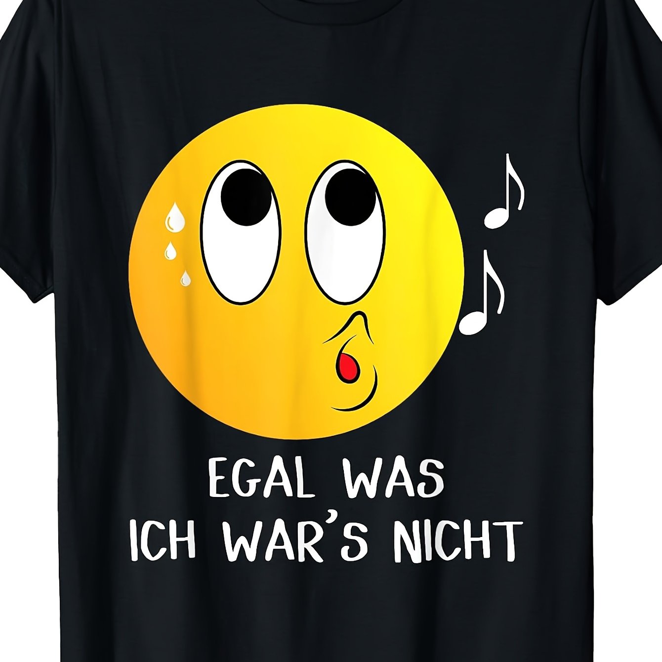 Image of T-shirt With German Text Egal Was Ich Wars Nicht Witziger Ich Nicht Quote T-shirt Versatile Perfect For Home|gifting|work|outdoor (birthdays|valentine's Day|mother's Day) All Sizes Unisex
