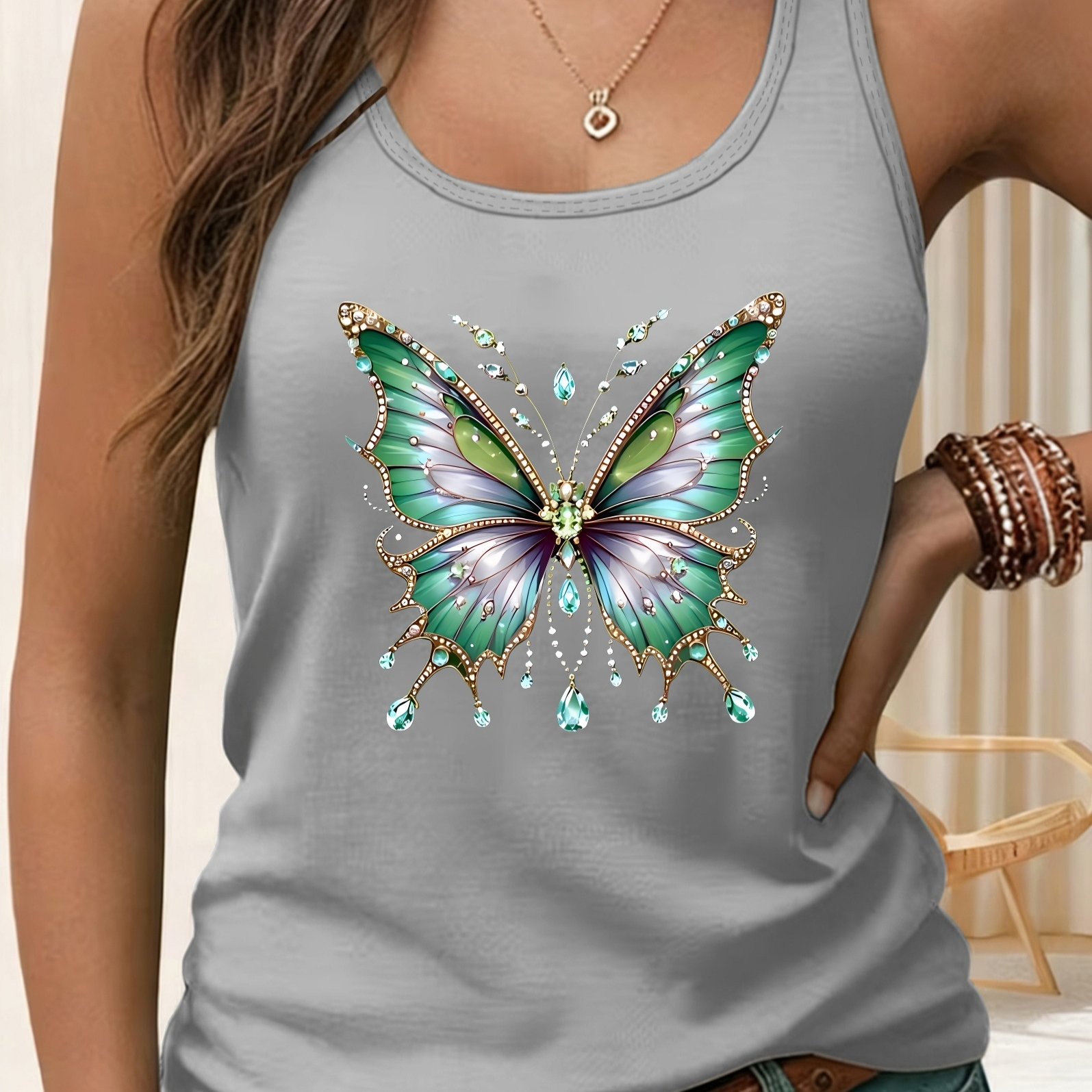 TEMU Y2k Women's Sleeveless Tank Top, Casual And Fashionable, Women's Spring/summer Casual Sportswear, Sizes S, M, L, Xl, Xxl 8075