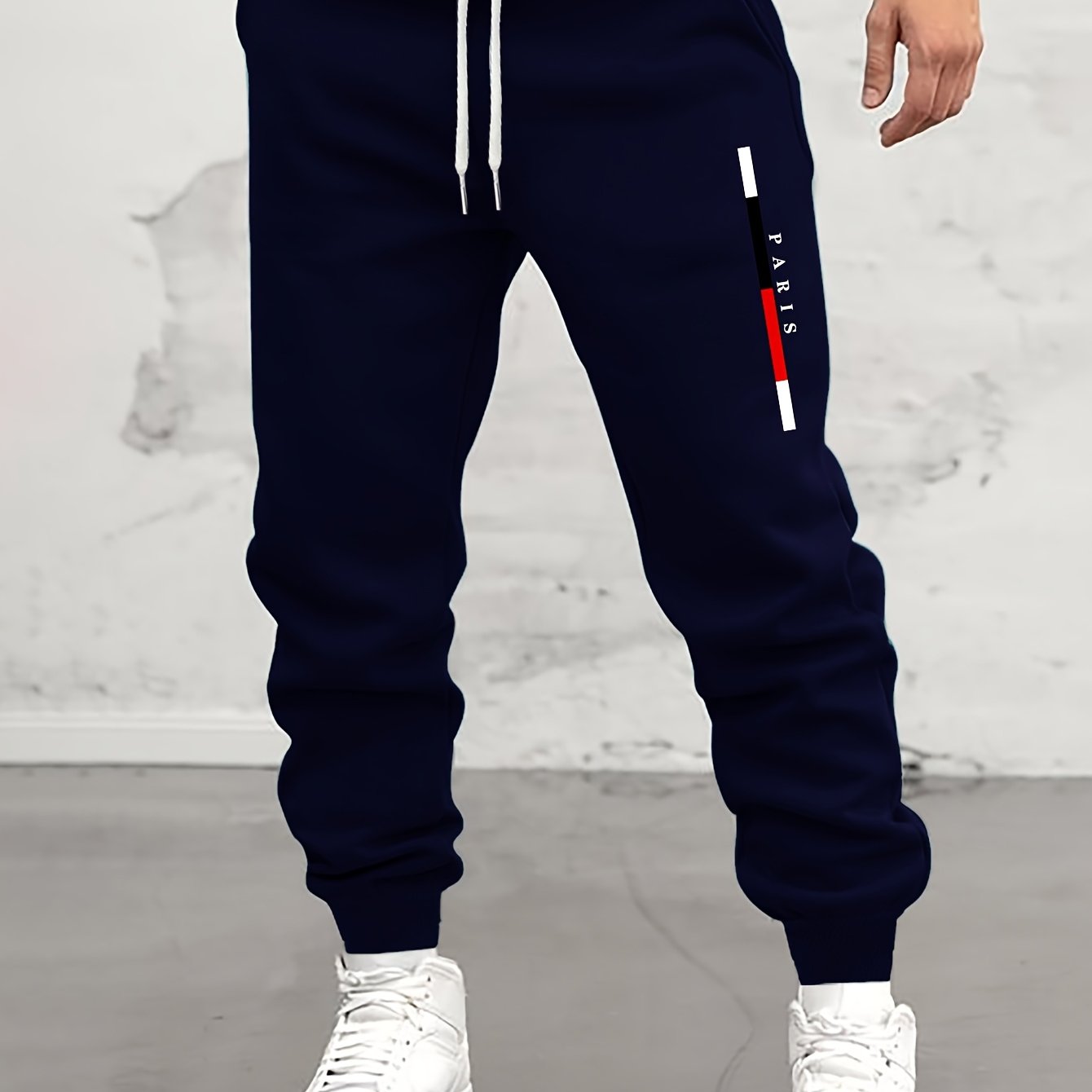 TEMU Men's Casual Sweatpants, Comfortable Fall Winter Athletic Trousers, Winter Casual Outdoor Joggers