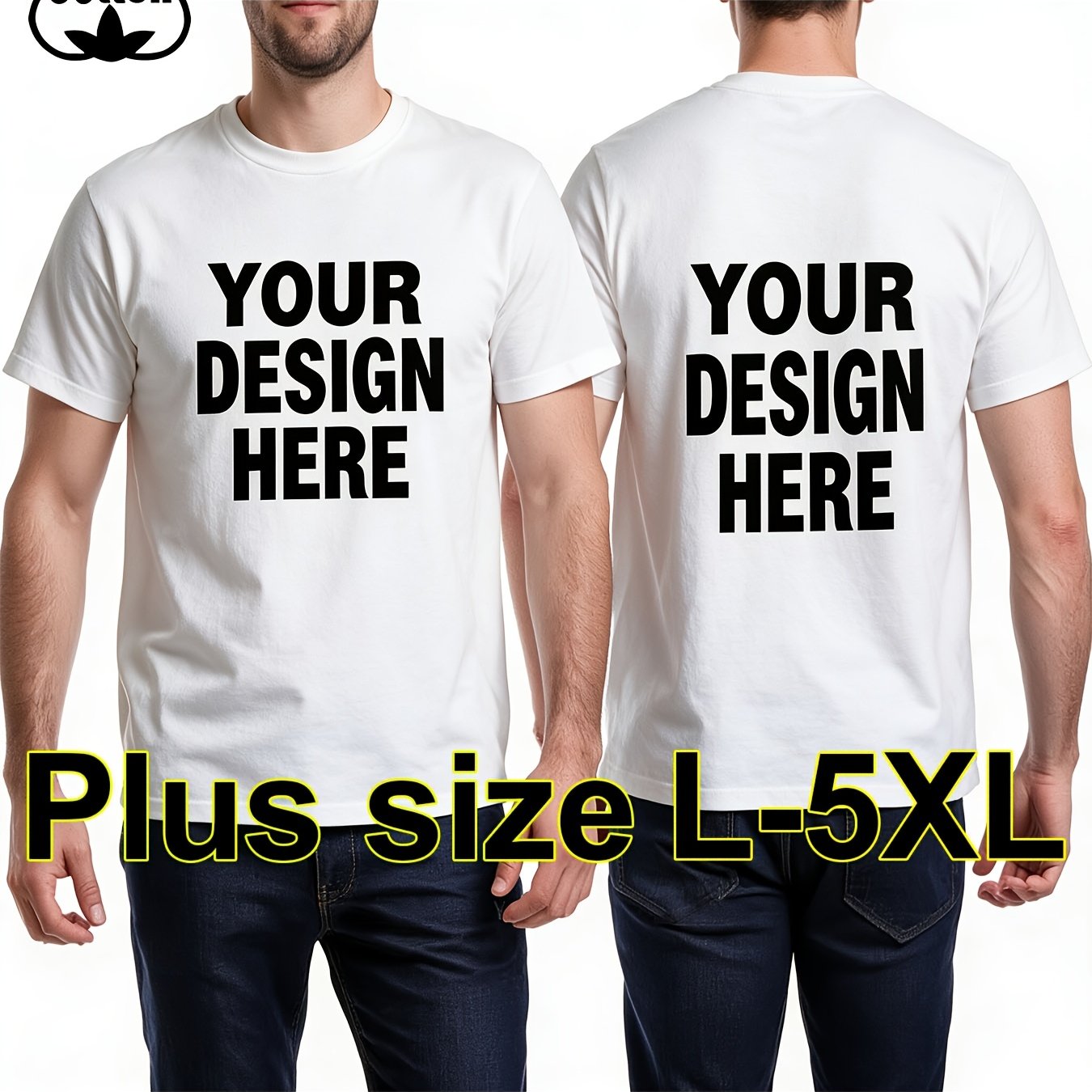 TEMU Personalized T-shirts Travel -shirt Tailor Made Adult Summer T-shirt Cool Design Your Photo Or Logo Graphic Crew Neck, Plus Size