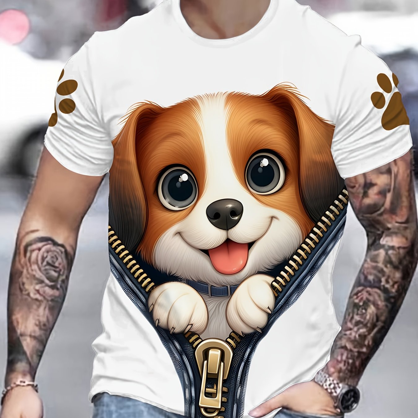 TEMU T-shirt da con stampa 3D originale