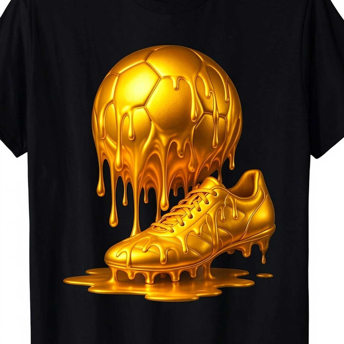 Image of Soccer T-shirt Pure Boys' And Girls' Easygoing Tees For Casual Attire