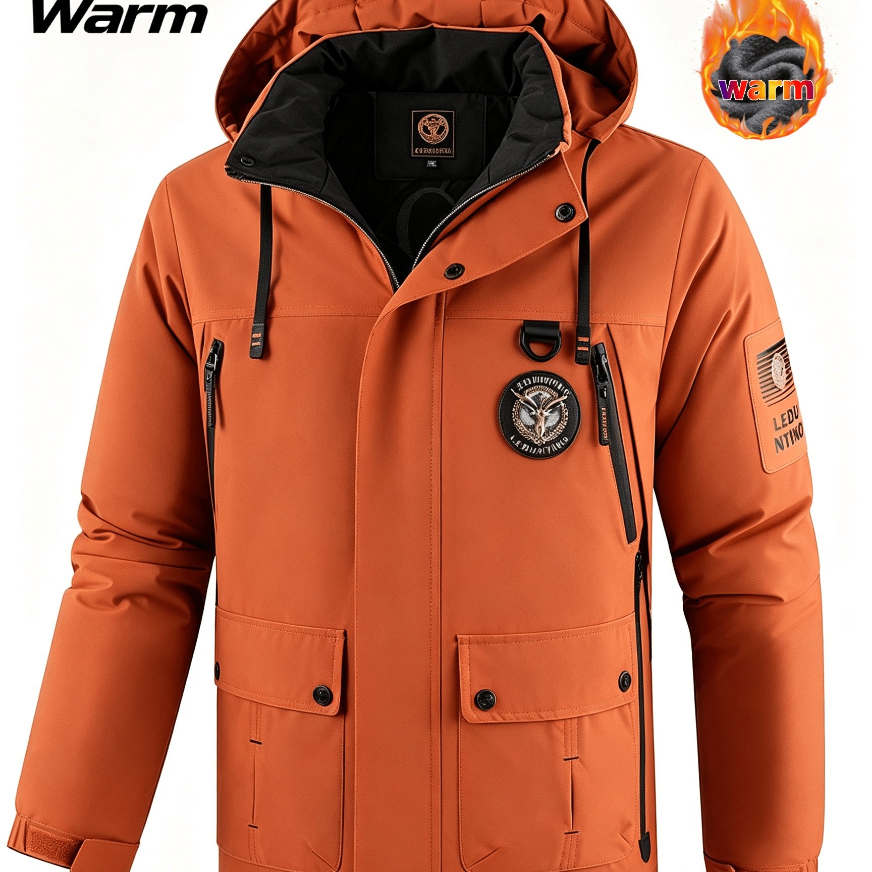Men's Autumn/Winter Hooded Outdoor Jacket