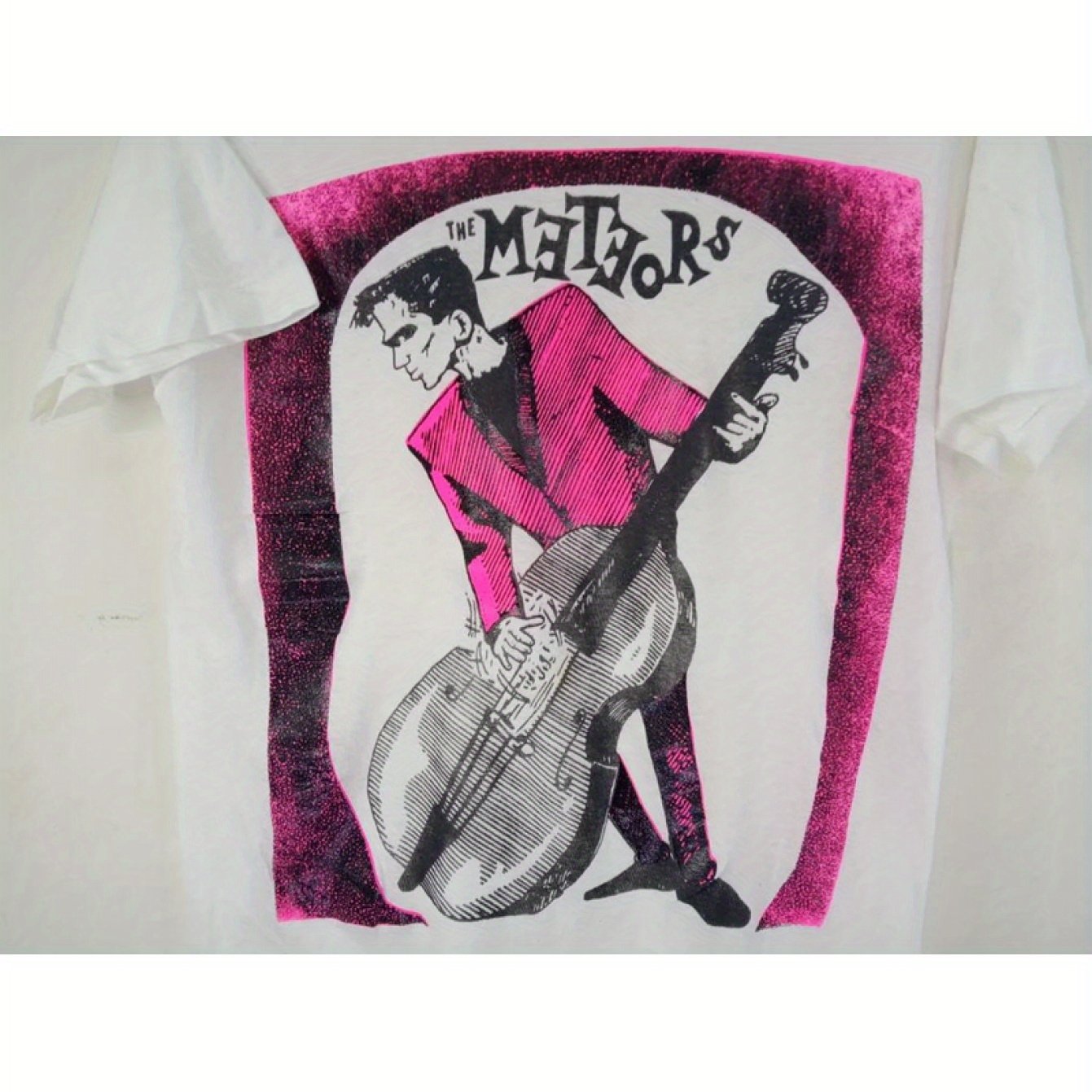 Image of The Meteors English Band White T Shirt Unisex Tee Size S-4xl Vn2360
