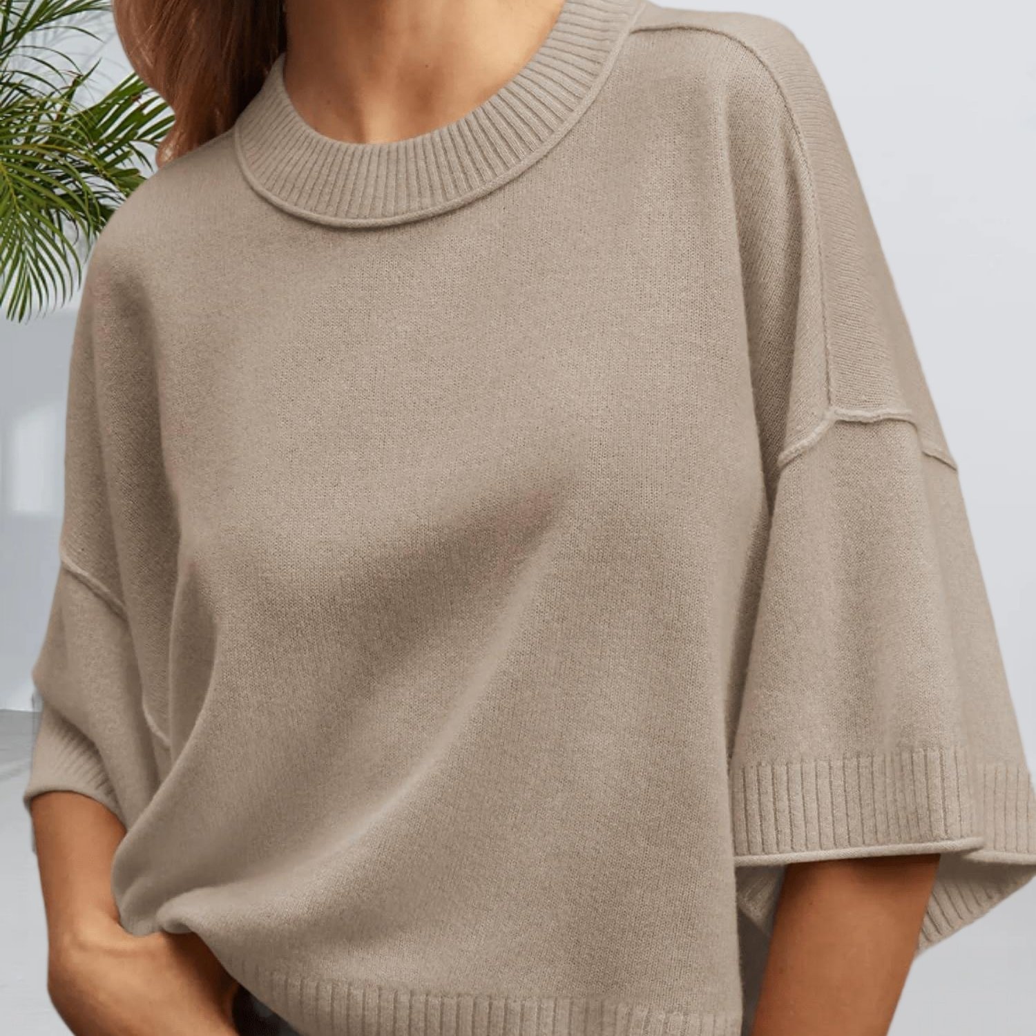 Casual Oversized Cropped Top With Short Sleeves For Women In Summer