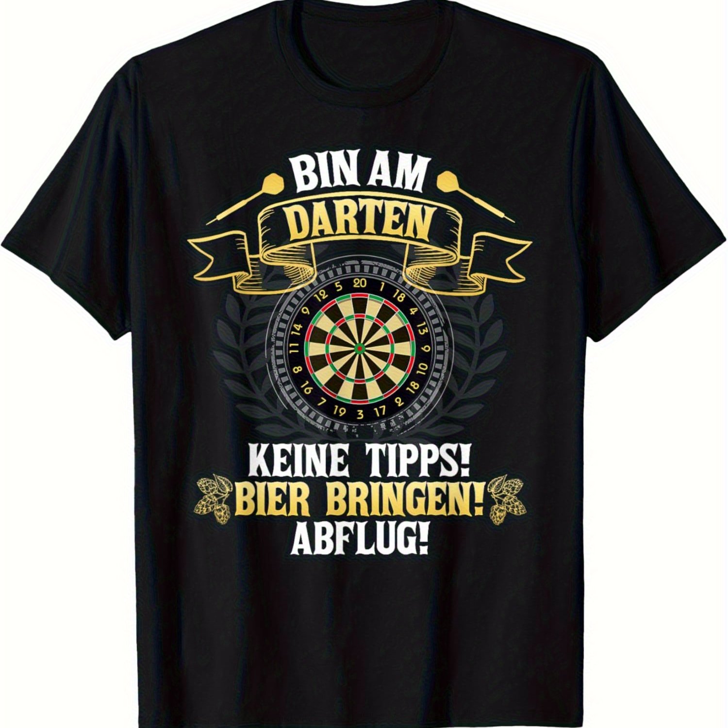 Image of I'm A Game Of Darts With A Humorous Twist, Featuring A Vintage-style Tee For For Summer Gatherings And Festive Occasions
