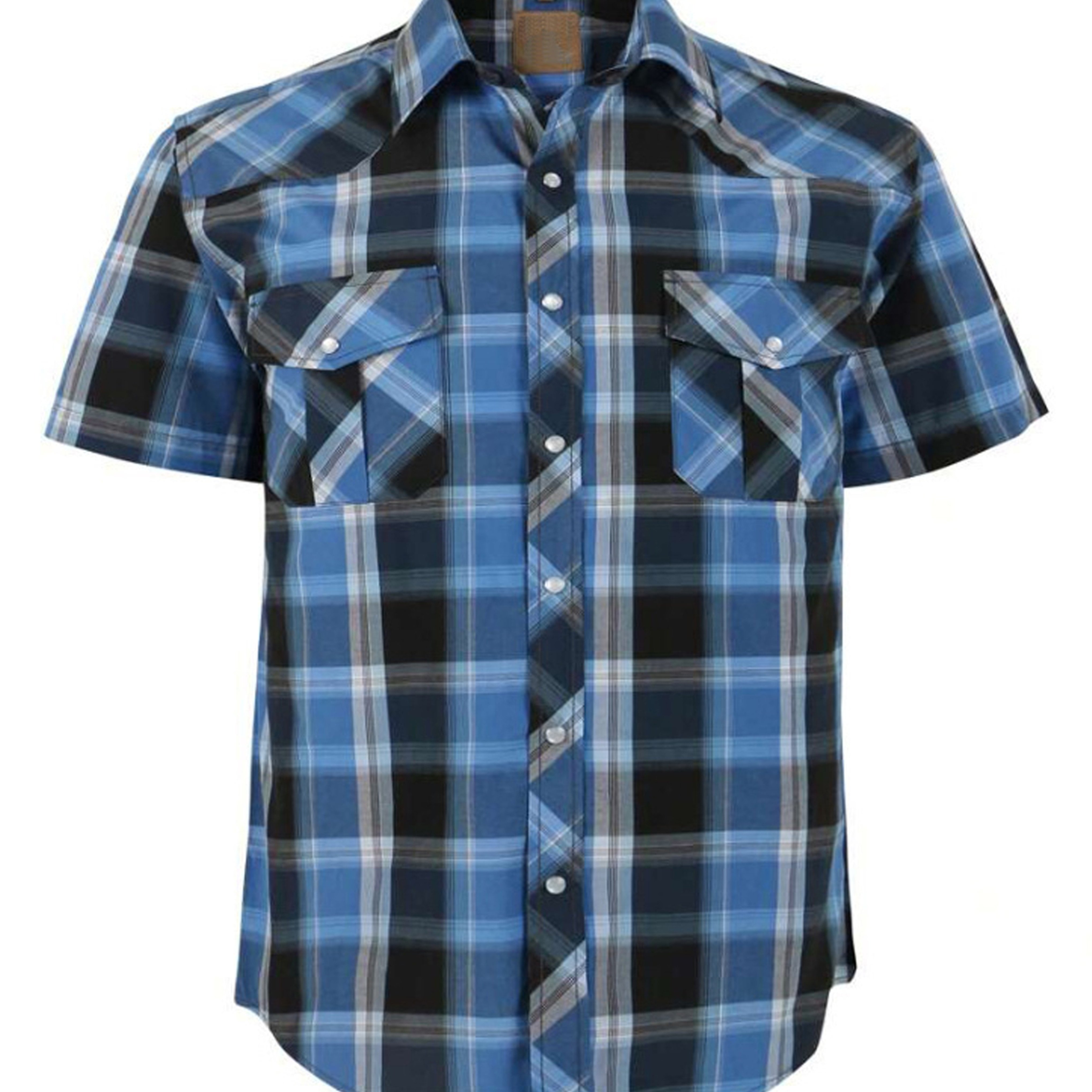 TEMU Large Men's Shirt With Multiple Pockets And A Collar, Short Sleeved Shirt, Loose Oversized Men's Shirt, Outdoor Casual Fashion Top, Jacket, Plus