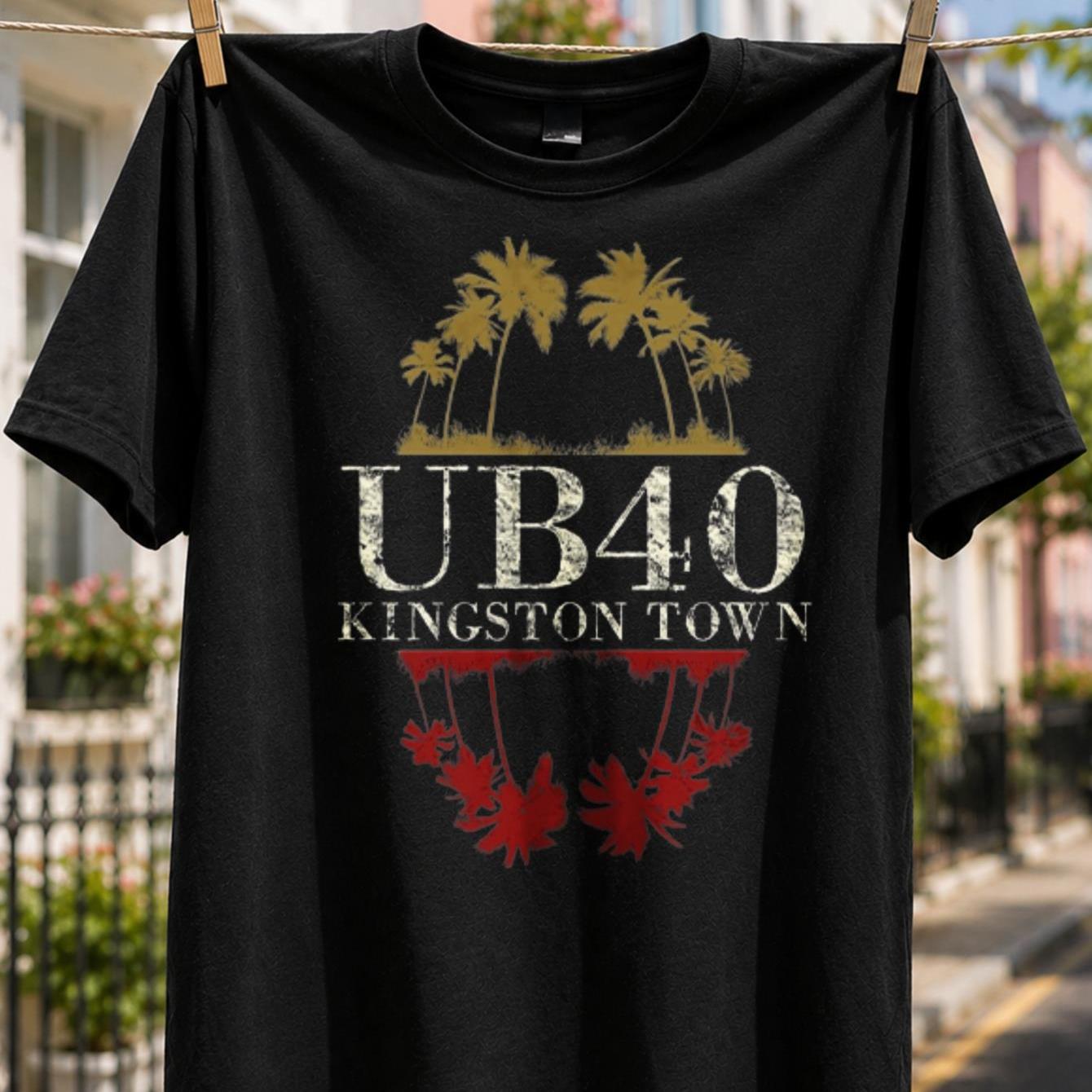 TEMU Men's T-shirt Town Palm Tree And Red Flower Print - Iconic Design Suitable For Music Lovers, Reggae Fans Gift, Casual Streetwear, Machine