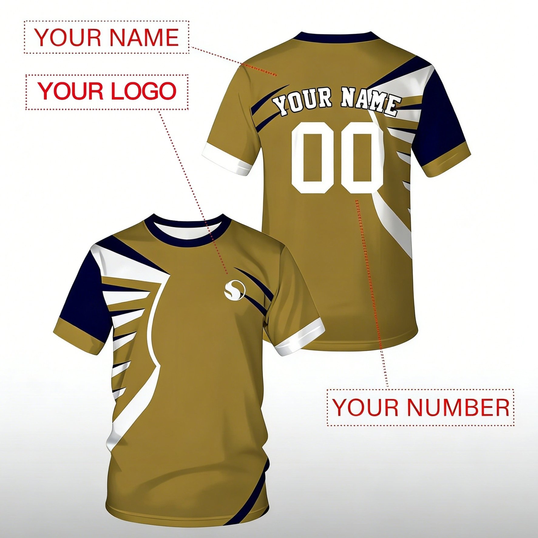 TEMU 2026 Fan Inspiration Style, Men's Name And Number, Jersey T-shirt, Personalized Football Style, Breathable Athletic Fit Suitable For Sports,