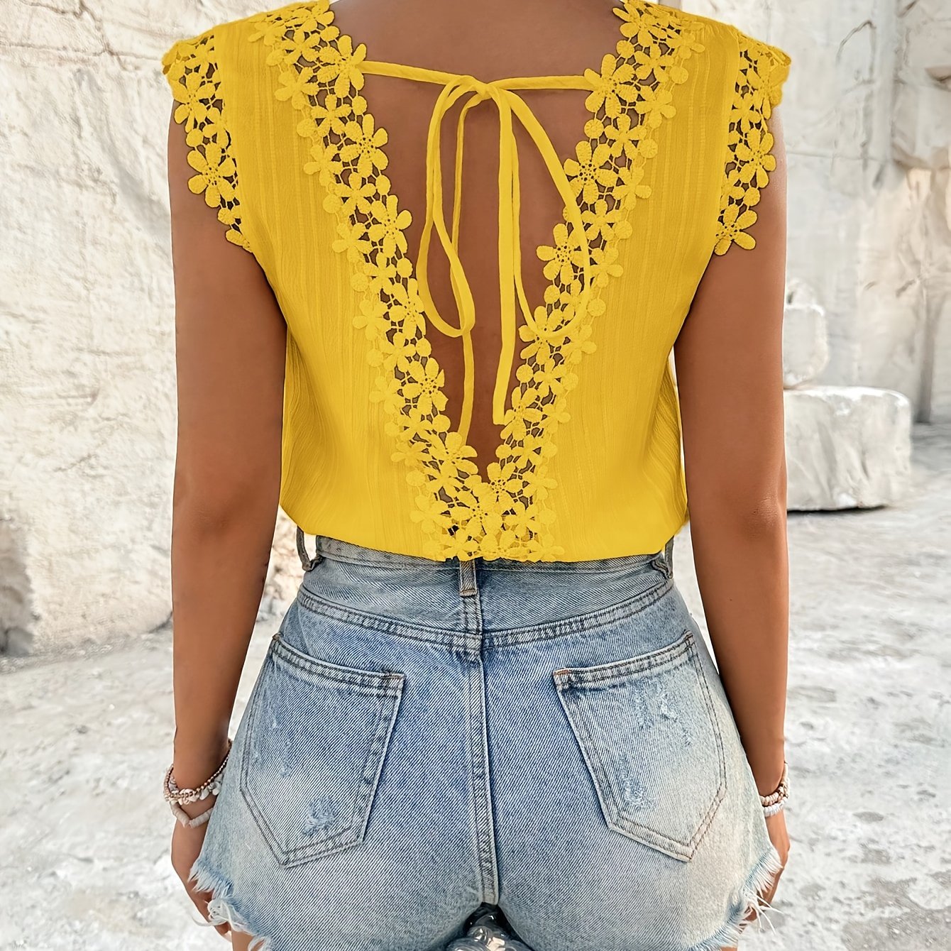 TEMU Women's Casual Solid Color Shirt Top