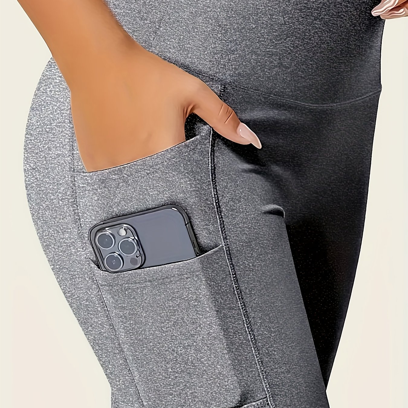 E-shop Hochtaillierte Leggings ohne störende Linien, mit , aus dehnbarem Mischgewebe für einen bequemen Sitz. Geeignet für Zuhause, Freizeit, Training