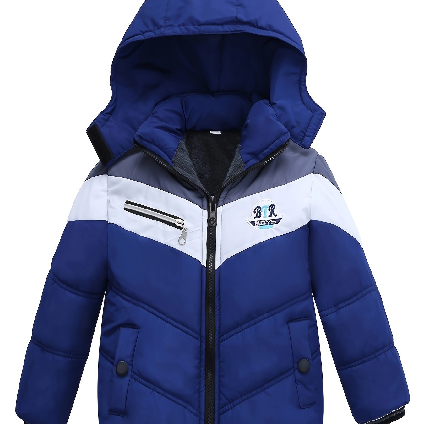 Image of Baby Boys Jacket 2023 Winter Jacket For Boys Bees Hooded Jacket Kids Warm Outerwear Children Clothes Infant Boys Coat