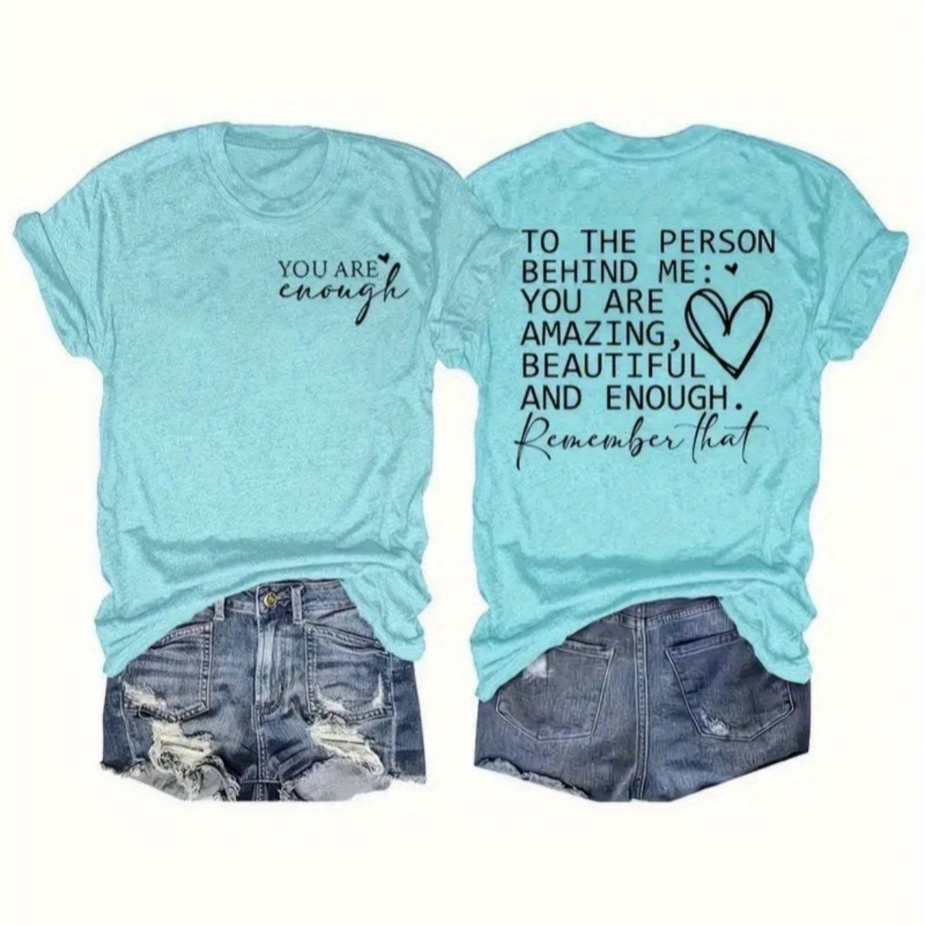 TEMU Casual Round Neck T-shirt With A Printed Design, Suitable For Spring, Summer, And Autumn. Elegant Short Crop Tops For Women, Perfect For Picnics