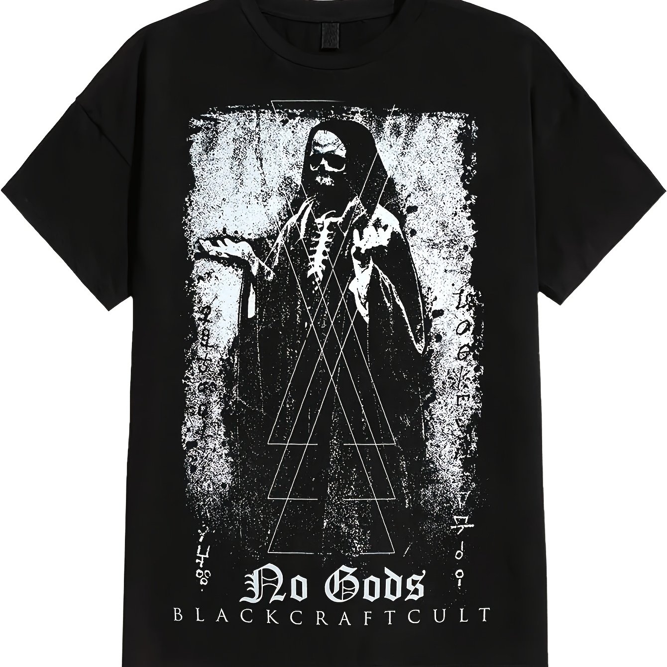 - - T-shirt (size S-3xl) Adult Casual Streetwear, Ideal For Christmas Parties And Casual Attire Machine Washable, Unisex Loose-fitting Crew Neck T-shirt
