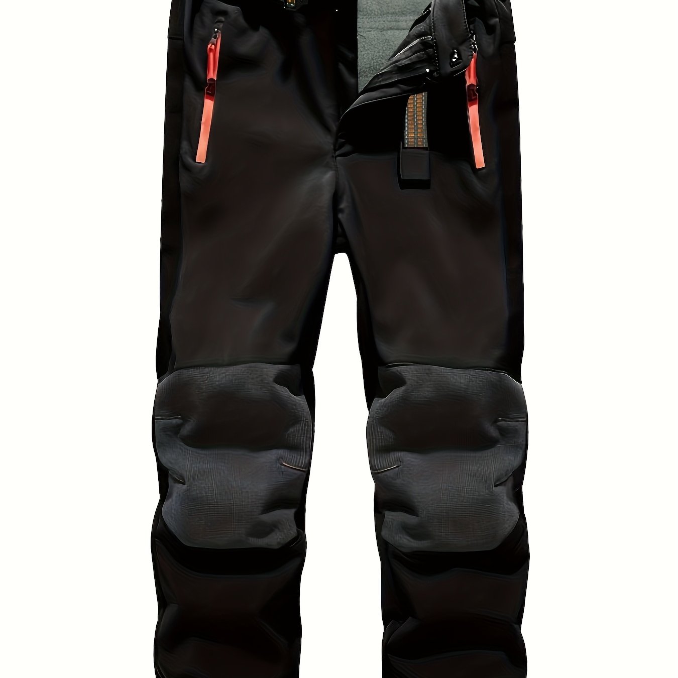 Versatile Fleece-lined Cargo Pants, Thermal Hiking Performance Snow Trousers For Fall And Winter Outdoor Adventure, For Outdoor, Halloween