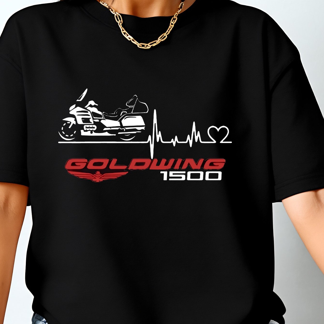 Men's T-shirt 1500 Motorcycle Design For Motorbike Enthusiasts Summer Wear Gift For Bikers And Motorcycle Lovers
