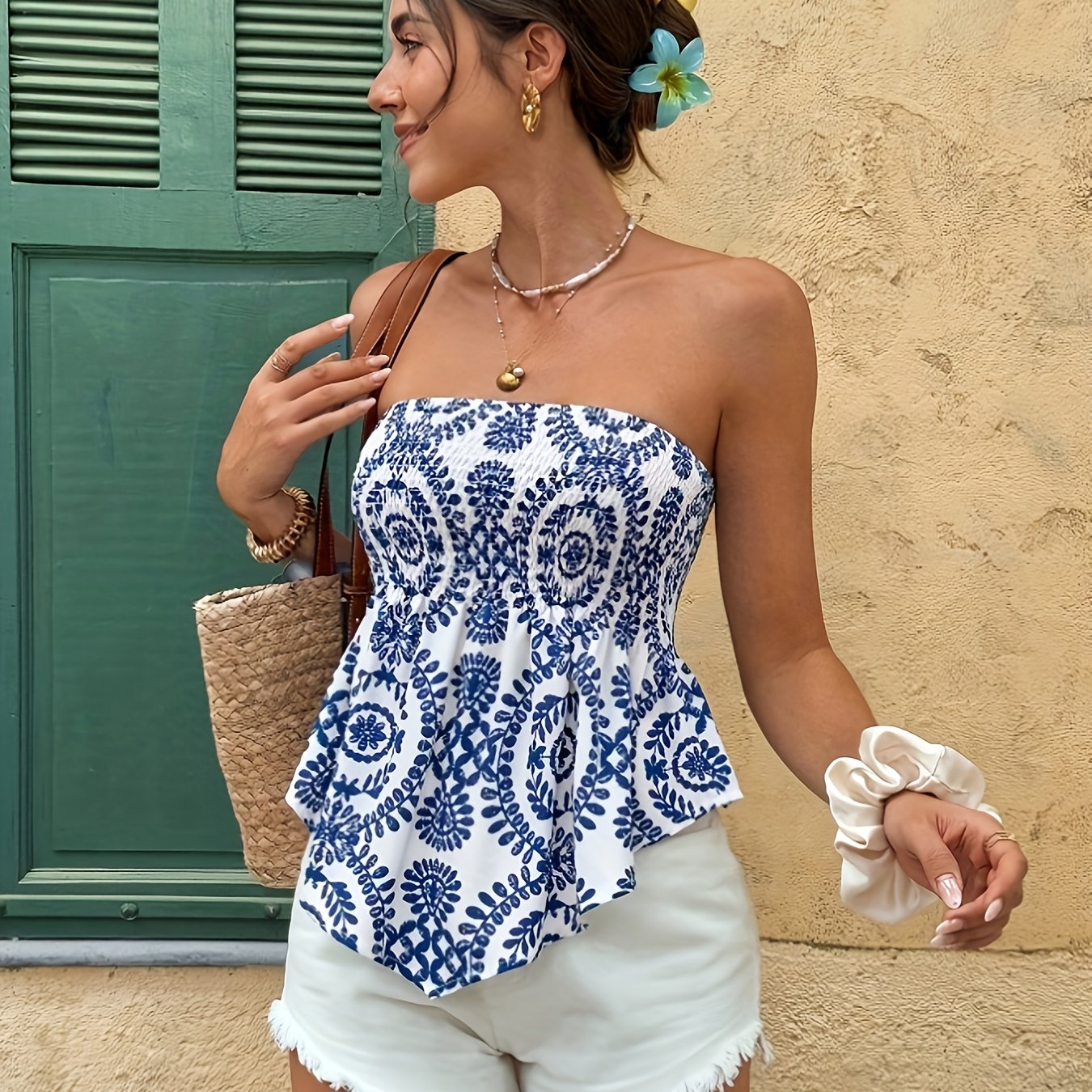 Women' Top, Very Suitable For Vacation, Leisure, Elegant Special Occasions