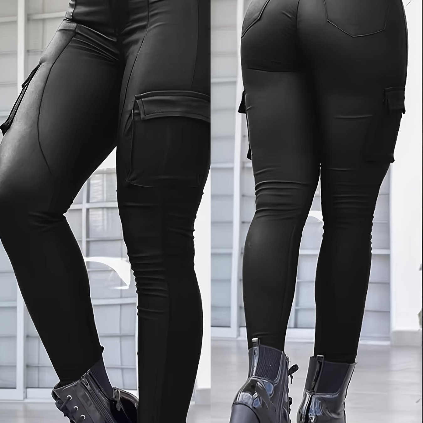 Women's High-stretch Slim-fit Pants - Waist-trouser Suitable For Spring/summer, Casual To Dressy Wear - Machine Washable Stretchable Trousers For Parties, Office Events & Warm Weather Styles