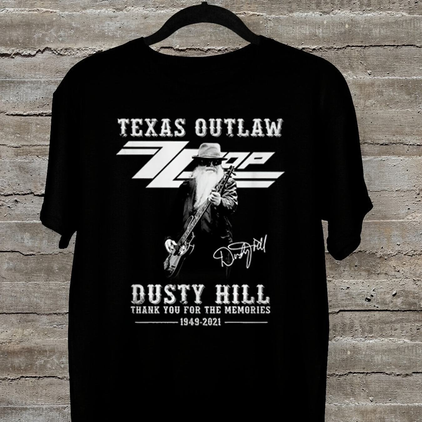 Image of Vtg Dusty Hill Zz T O P Cotton 3xl Shirt Bt050 Picture 1 Of 3