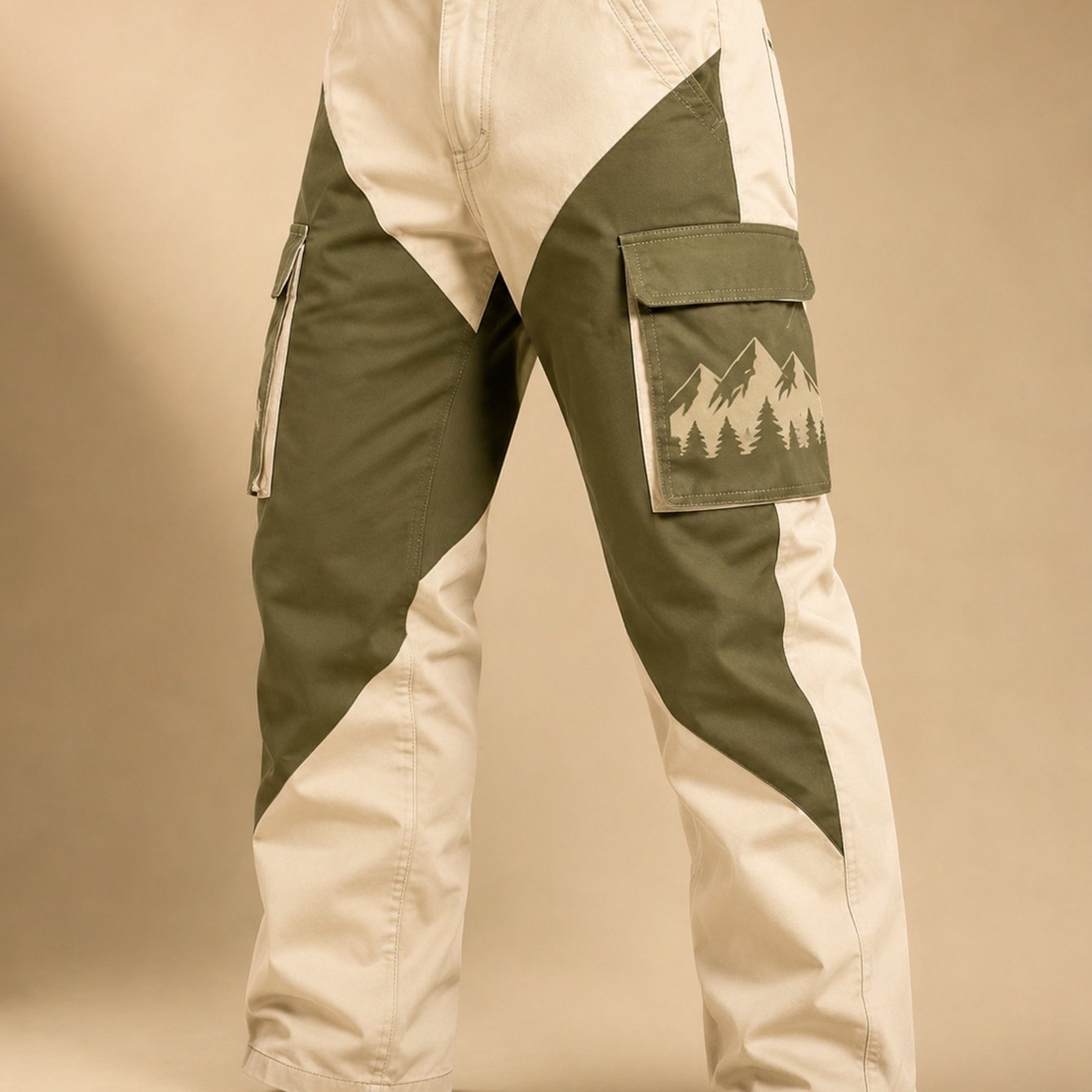2026 Mens Cotton 3d Printed Work Trousers (beltless) - Casual Versatile Mens Casual Trousers, For