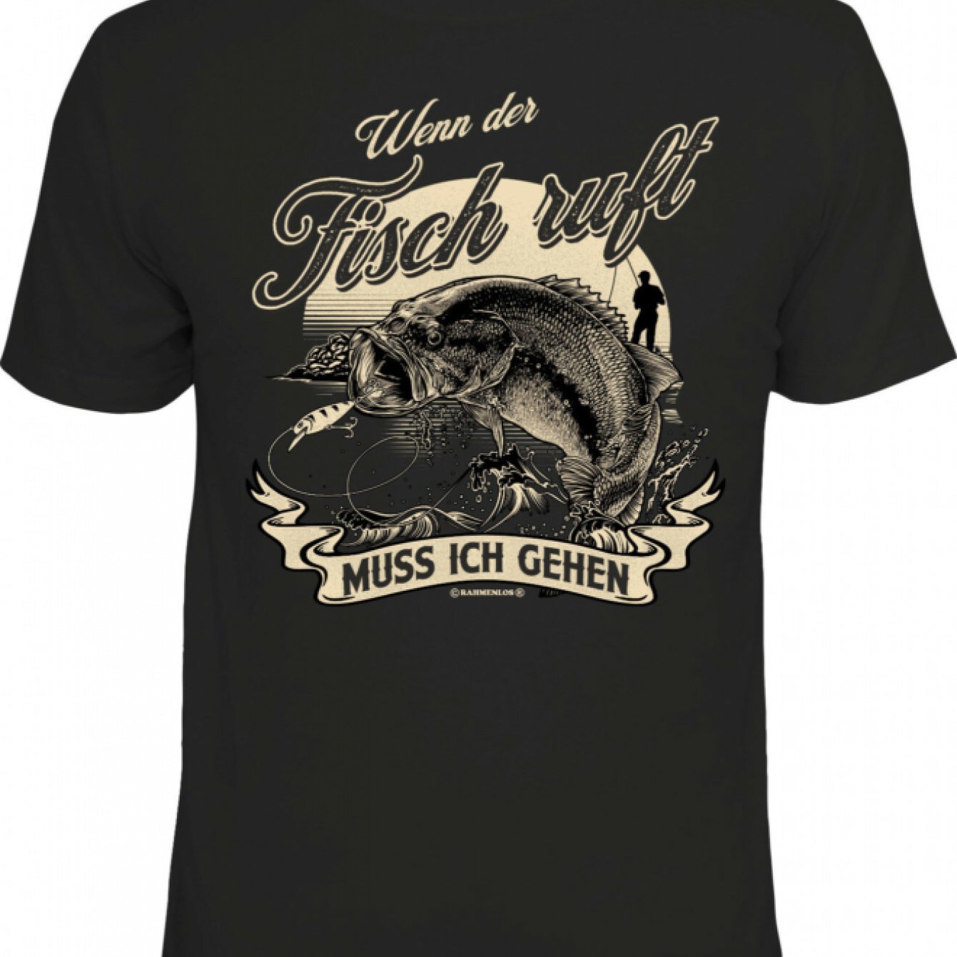 Men's Angler T-shirt- When The Fish Calls- Funny Quotes Shirts For Men