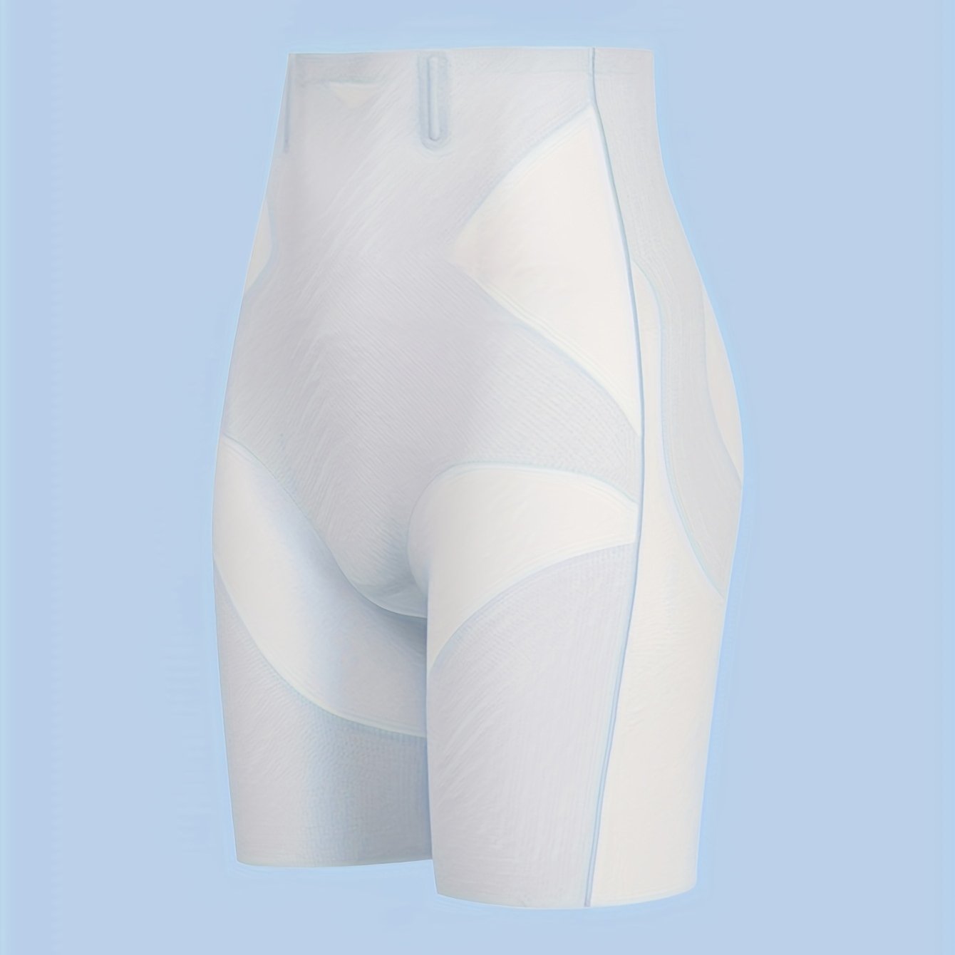 1pc Ultra-thin Tummy Flattening High-waist Ice Cooling Seamless Lifting Back Transparent Leggings