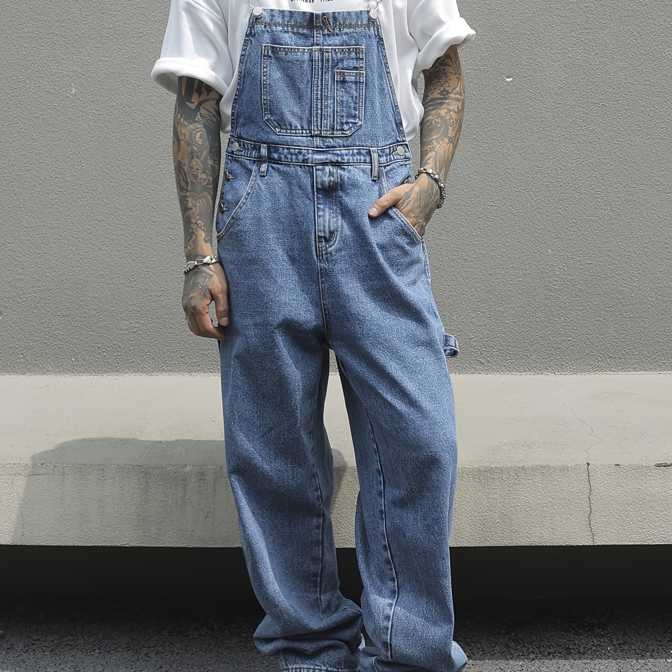 Men's Denim Overalls